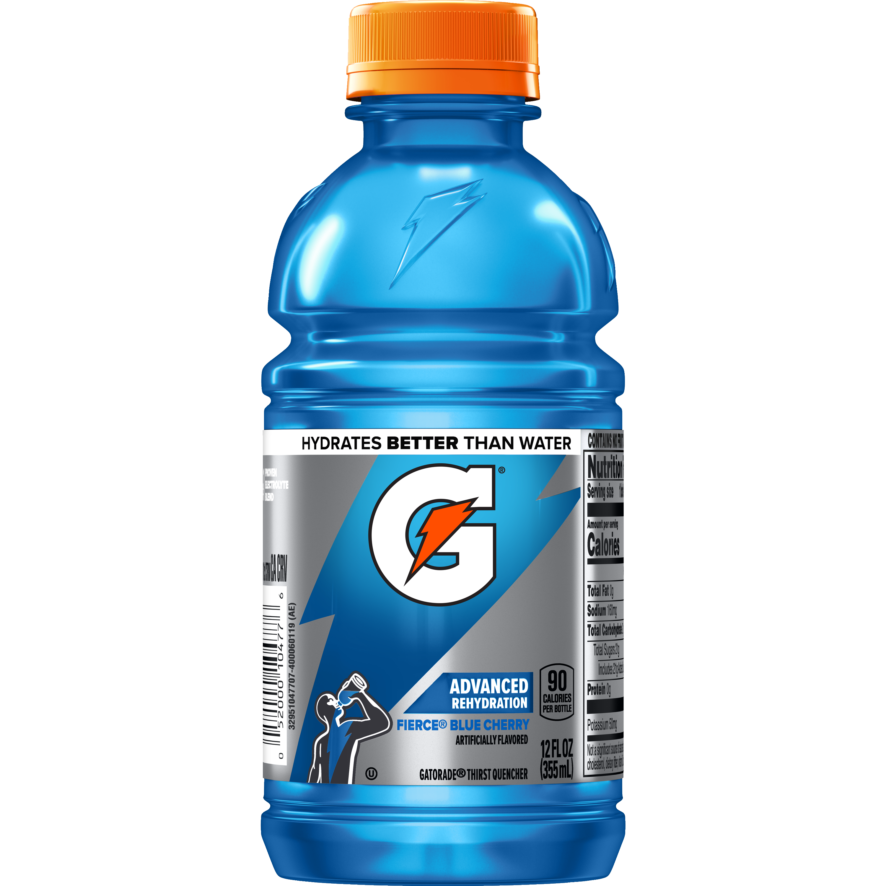 Gatorade, Fierce Blue Cherry Artificially Flavored, Thirst Quencher