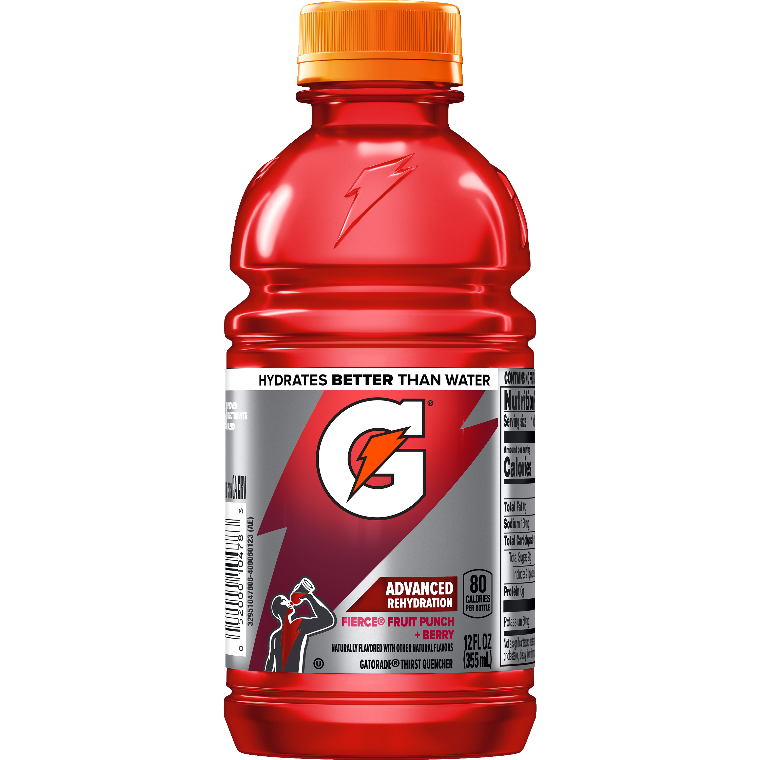 Gatorade, Fierce, Fruit Punch + Berry Flavored, Thirst Quencher