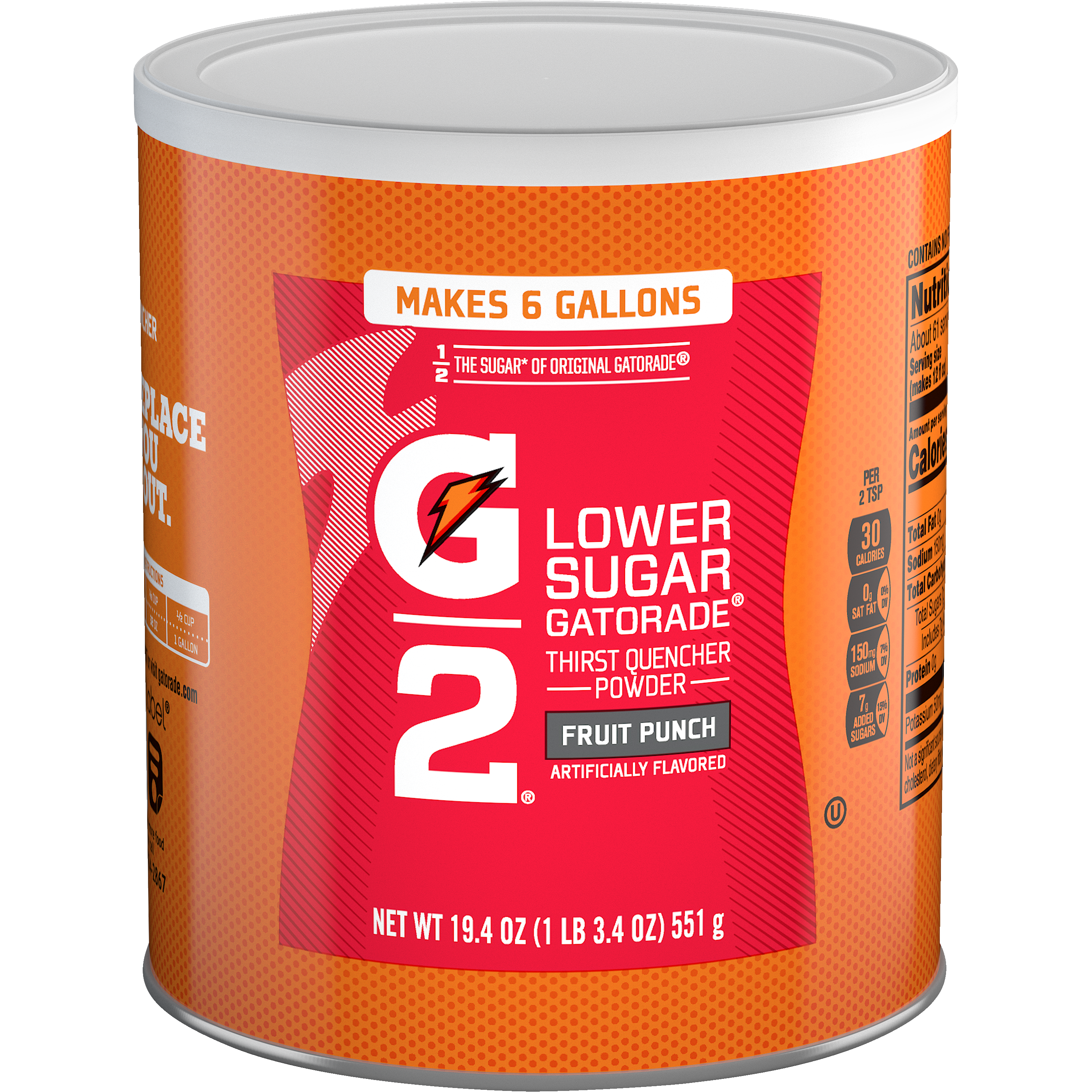 Gatorade, G2, Fruit Punch Artificially Flavored, Thirst Quencher Powder