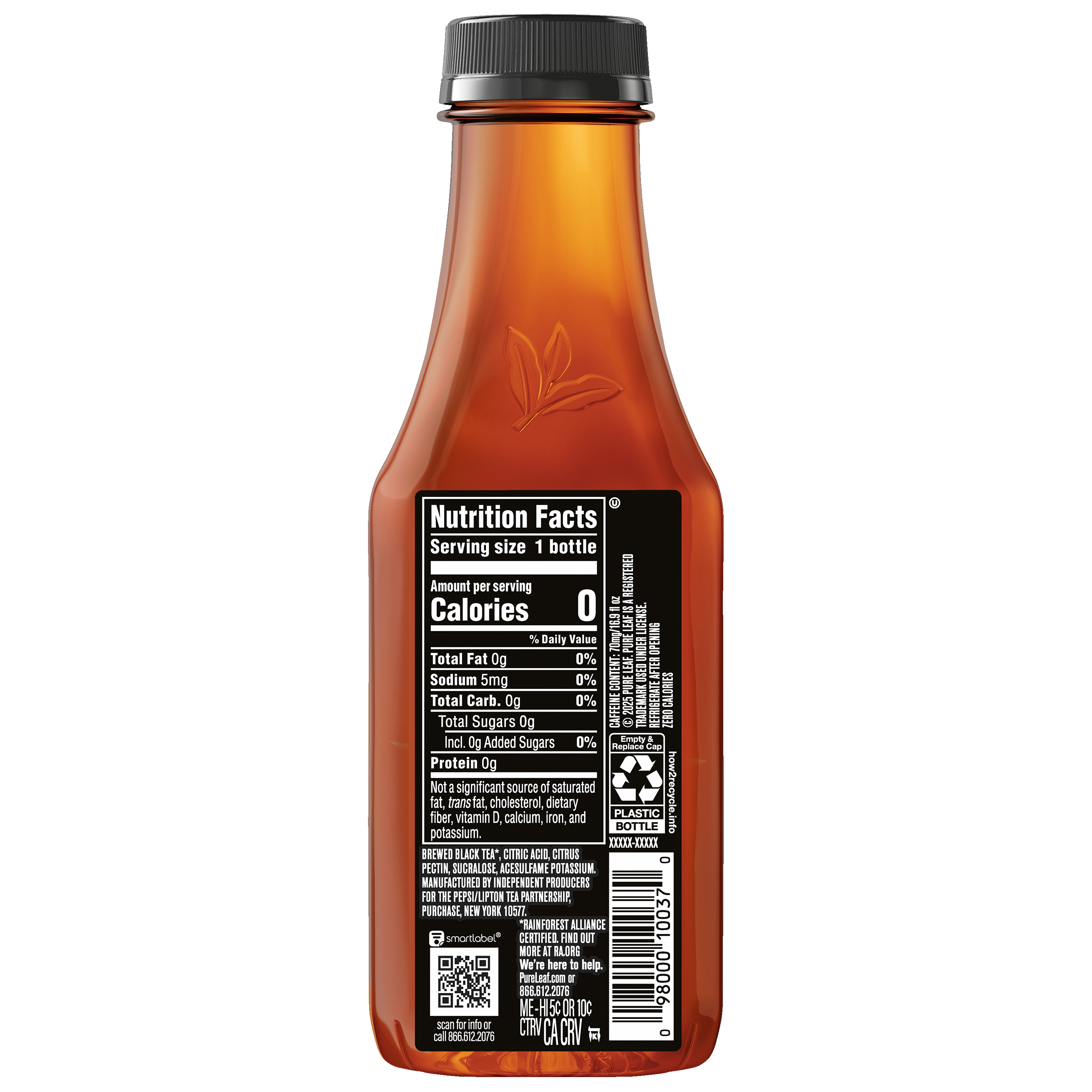 Pure Leaf, Zero Sugar Sweet Tea, Real Brewed Tea thumbnail