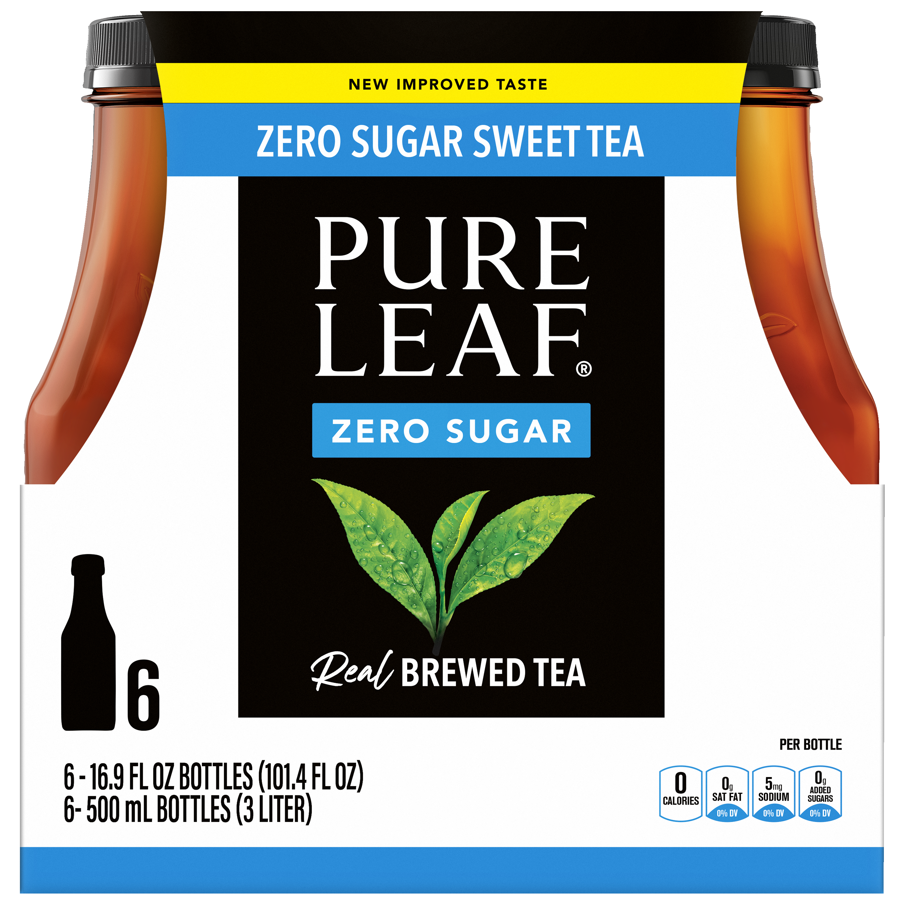Pure Leaf, Zero Sugar Sweet Tea, Real Brewed Tea
