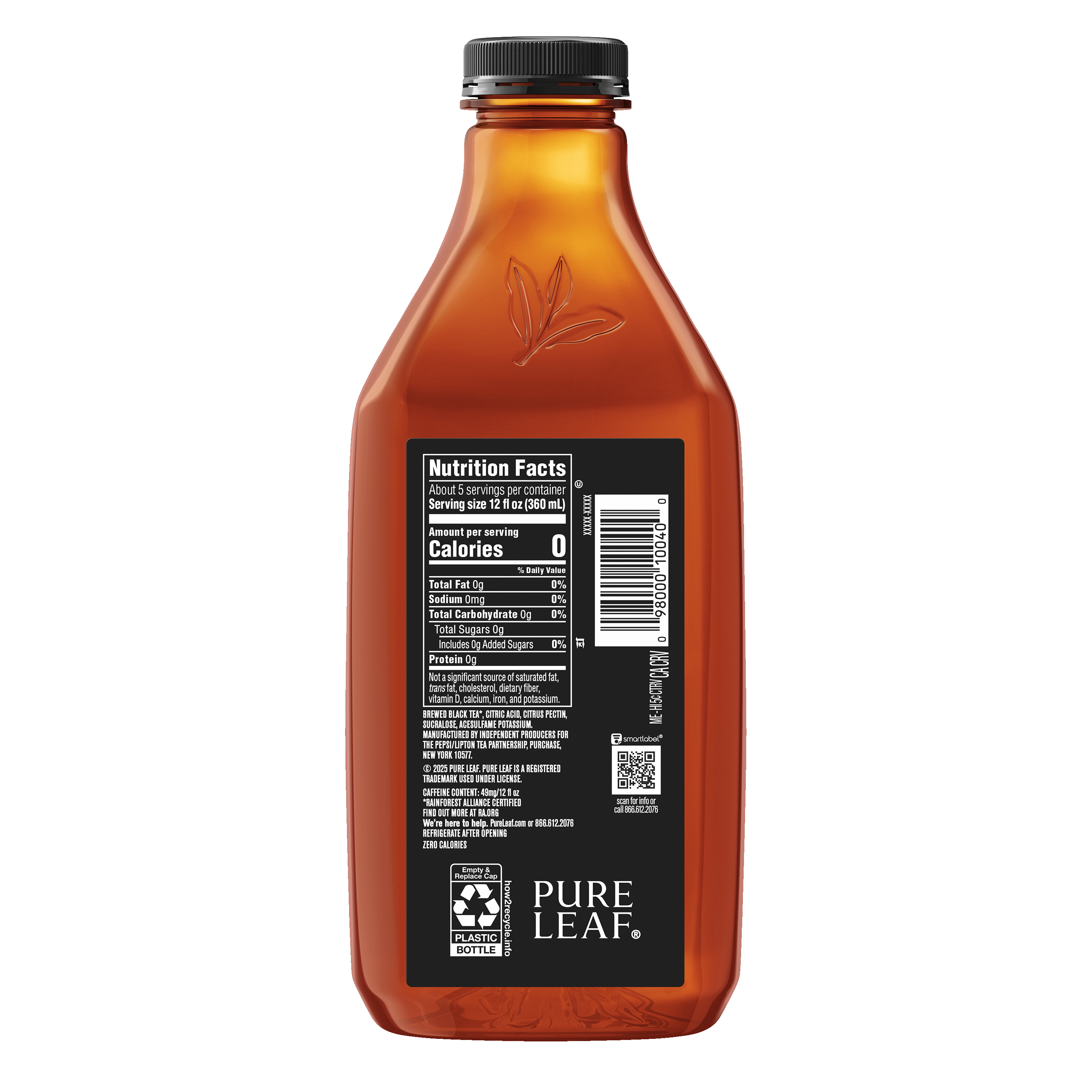 Pure Leaf, Zero Sugar Sweet Tea, Real Brewed Tea thumbnail