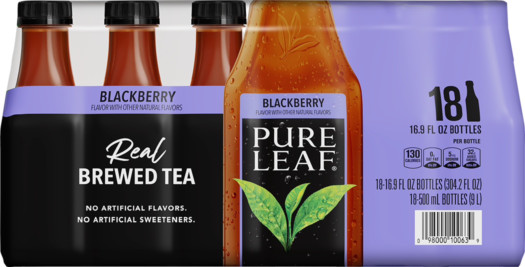 Pure Leaf, Blackberry Flavor, Real Brewed Tea thumbnail
