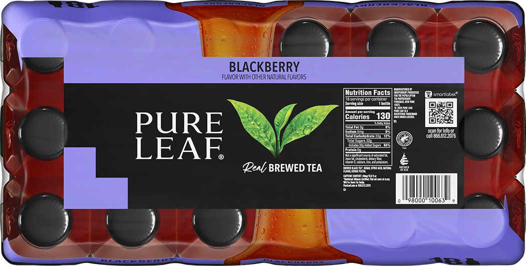 Pure Leaf, Blackberry Flavor, Real Brewed Tea thumbnail