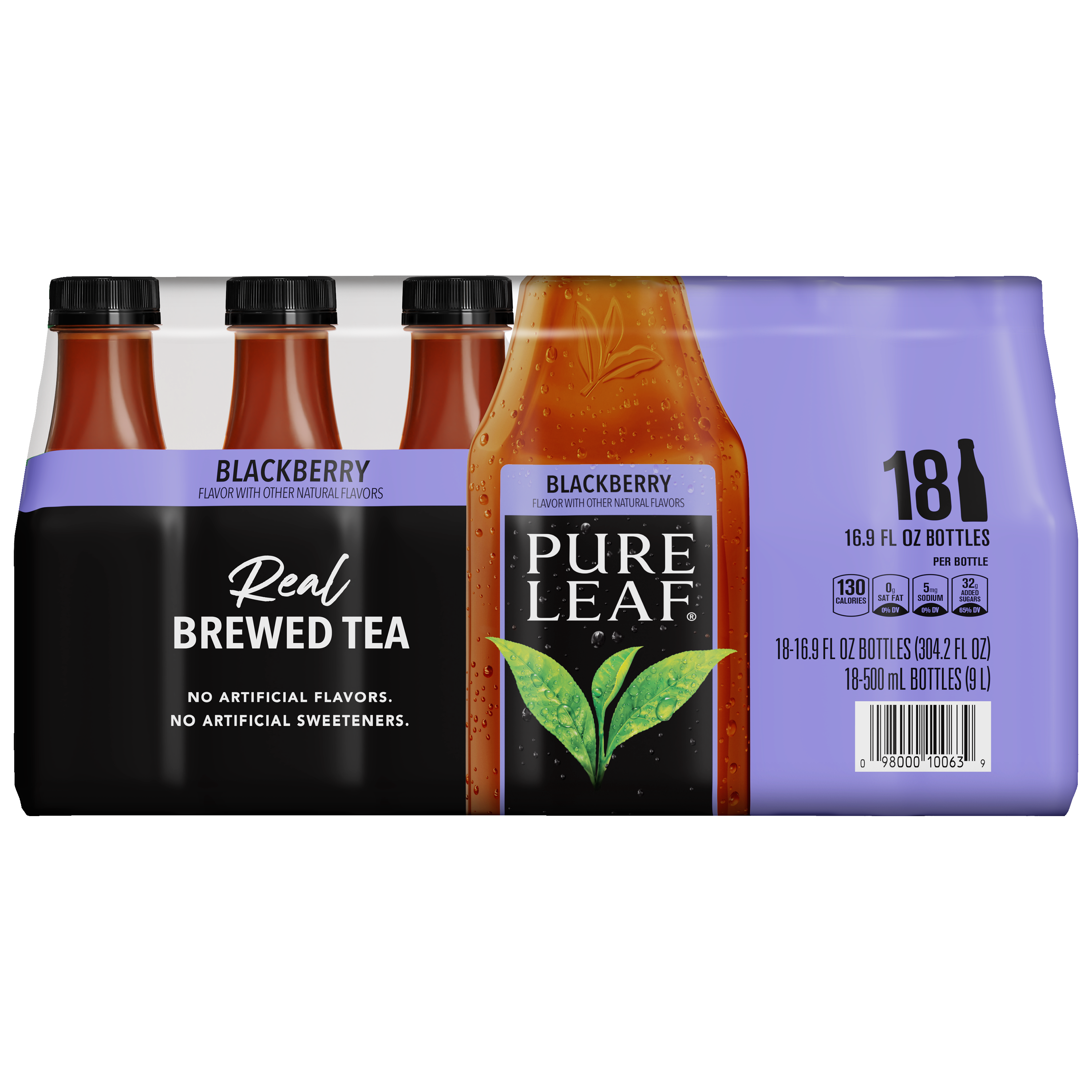 Pure Leaf, Blackberry Flavor, Real Brewed Tea thumbnail