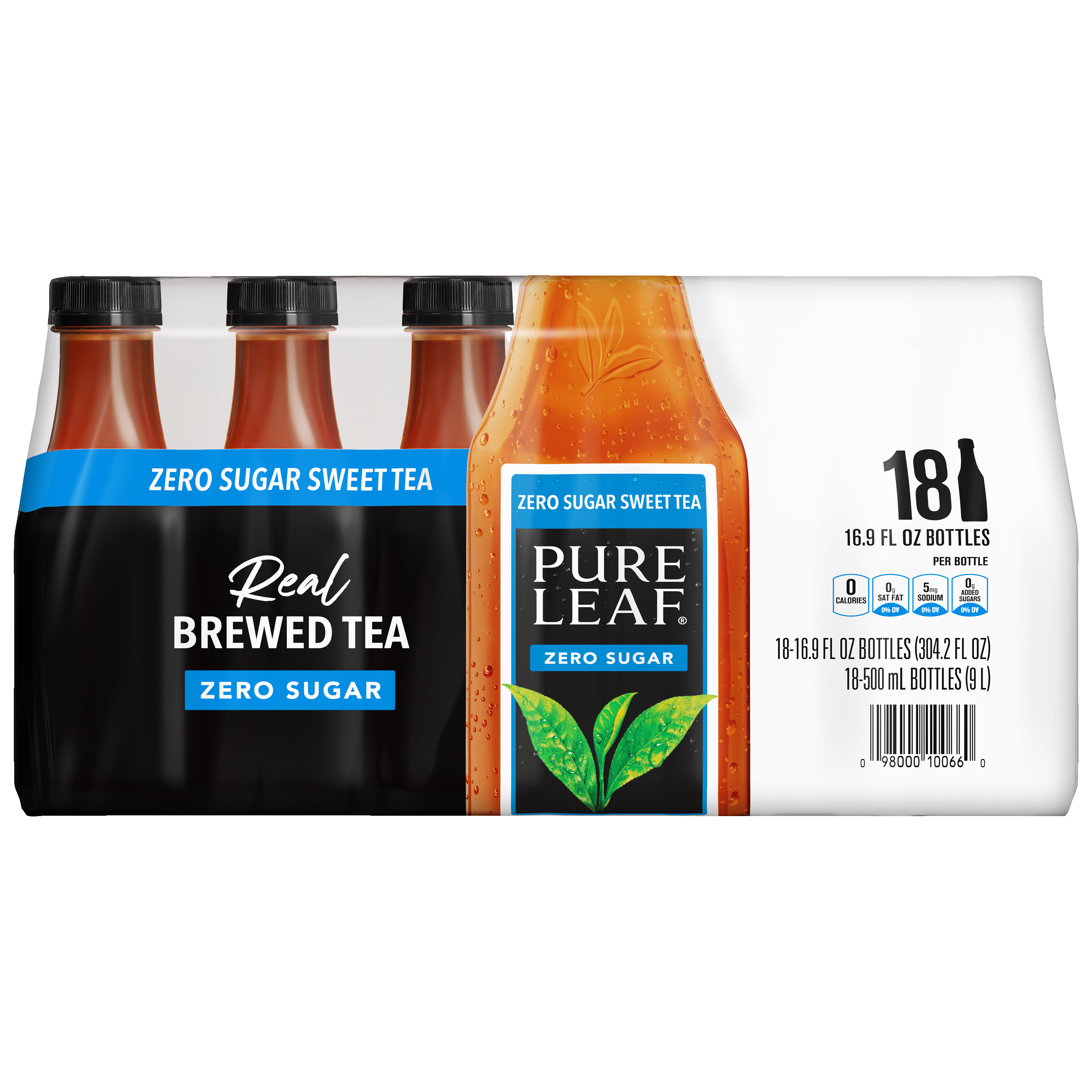 Pure Leaf, Zero Sugar Sweet Tea, Real Brewed Tea
