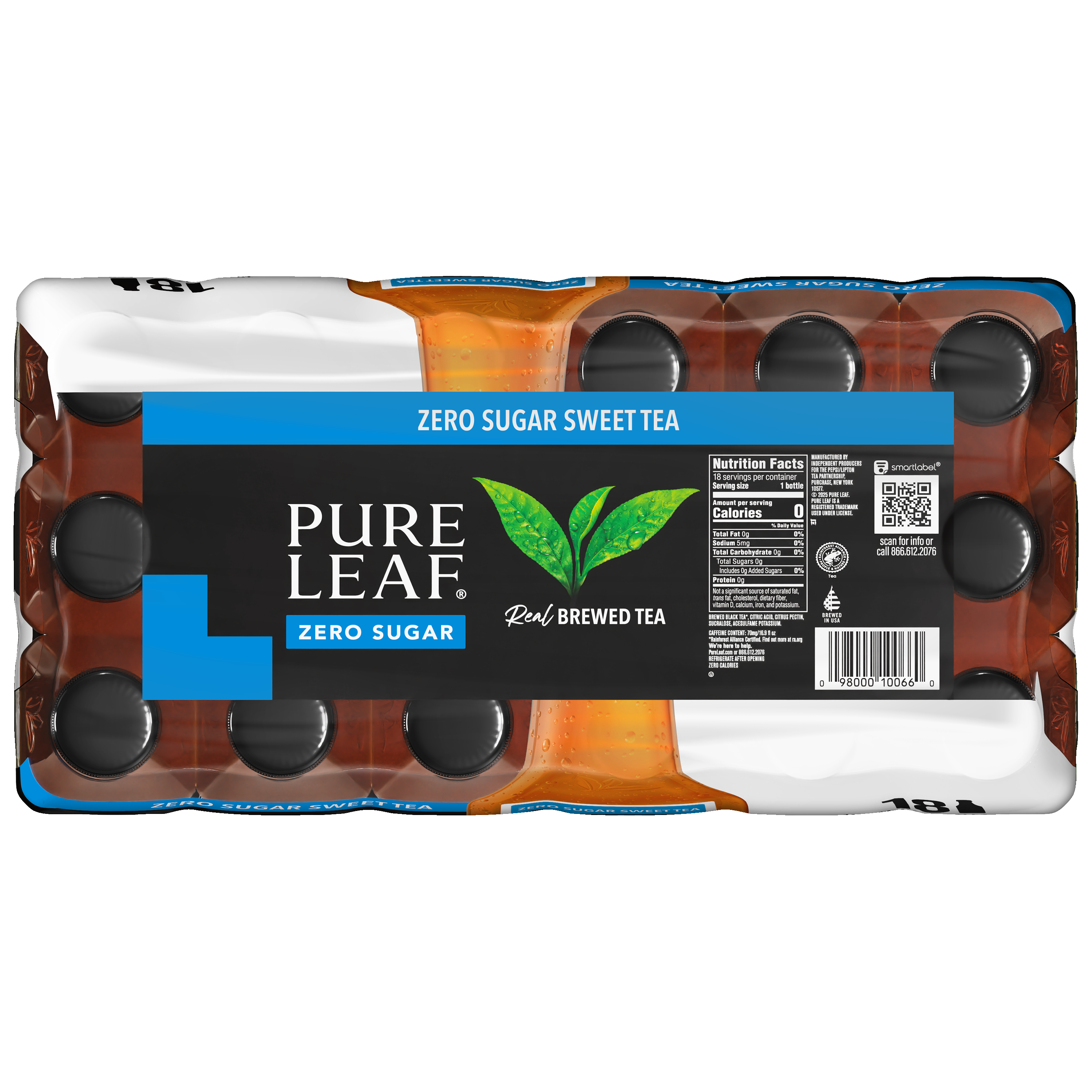 Pure Leaf, Zero Sugar Sweet Tea, Real Brewed Tea thumbnail