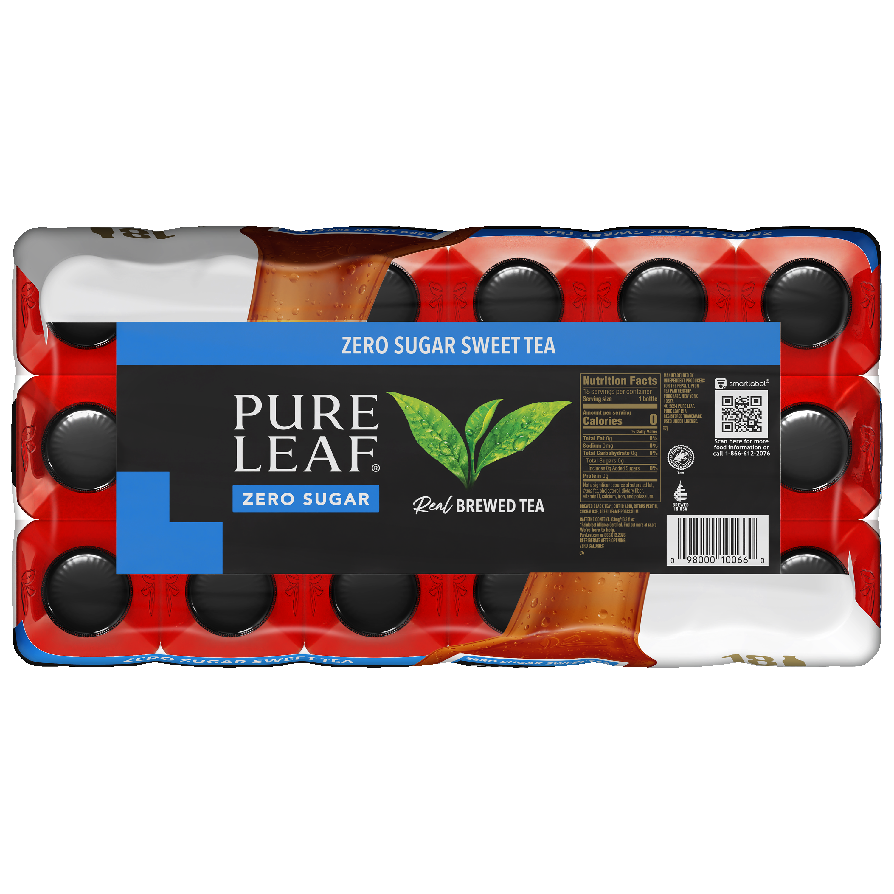 Pure Leaf, Zero Sugar Sweet Tea, Real Brewed Tea thumbnail