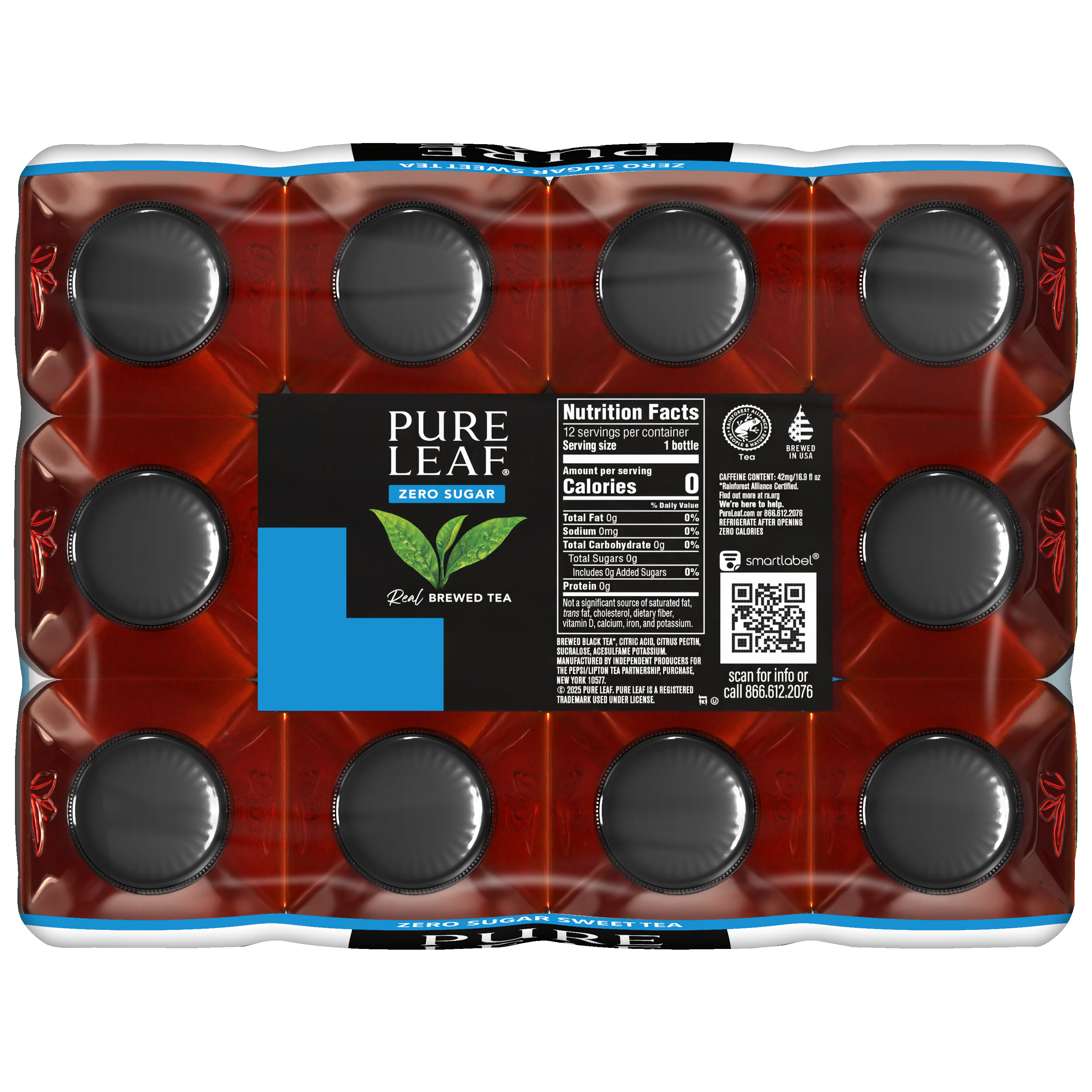 Pure Leaf, Zero Sugar Sweet Tea, Real Brewed Tea thumbnail