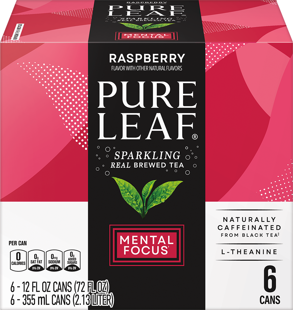 Pure Leaf, Raspberry Flavor, Sparkling Real Brewed Tea thumbnail