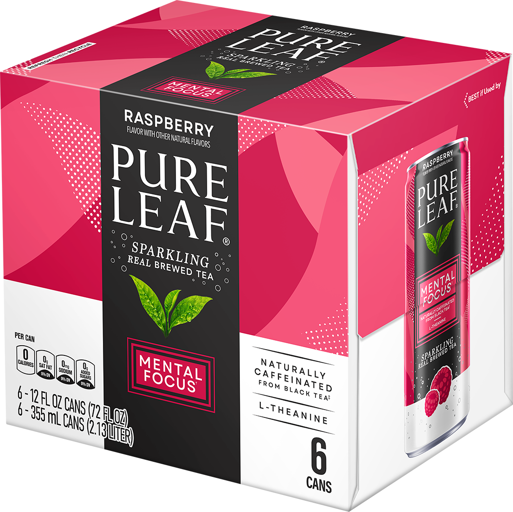 Pure Leaf, Raspberry Flavor, Sparkling Real Brewed Tea thumbnail