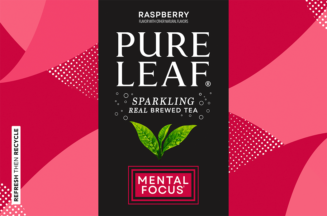 Pure Leaf, Raspberry Flavor, Sparkling Real Brewed Tea thumbnail