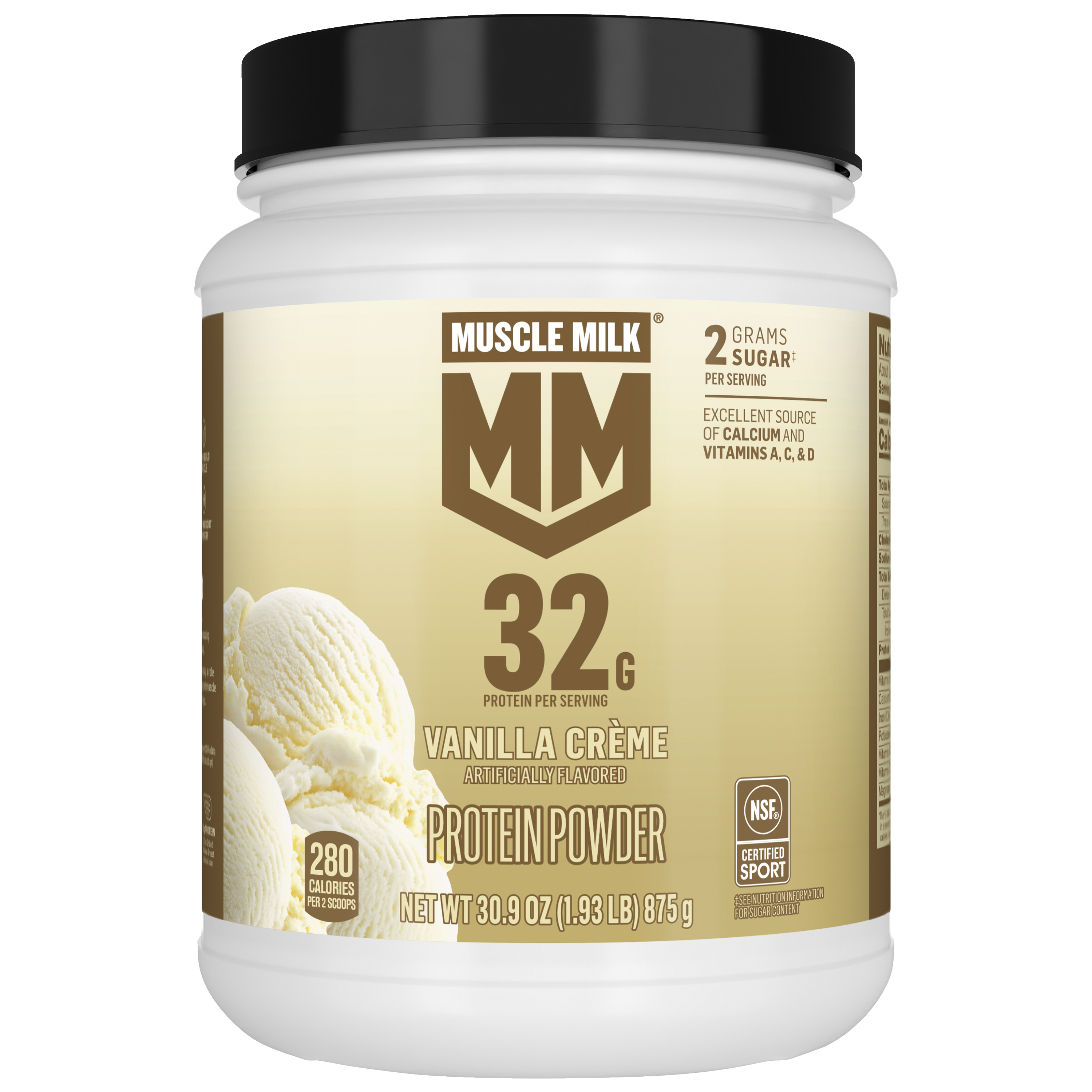 Muscle Milk, Vanilla Creme Artificially Flavored, Protein Powder