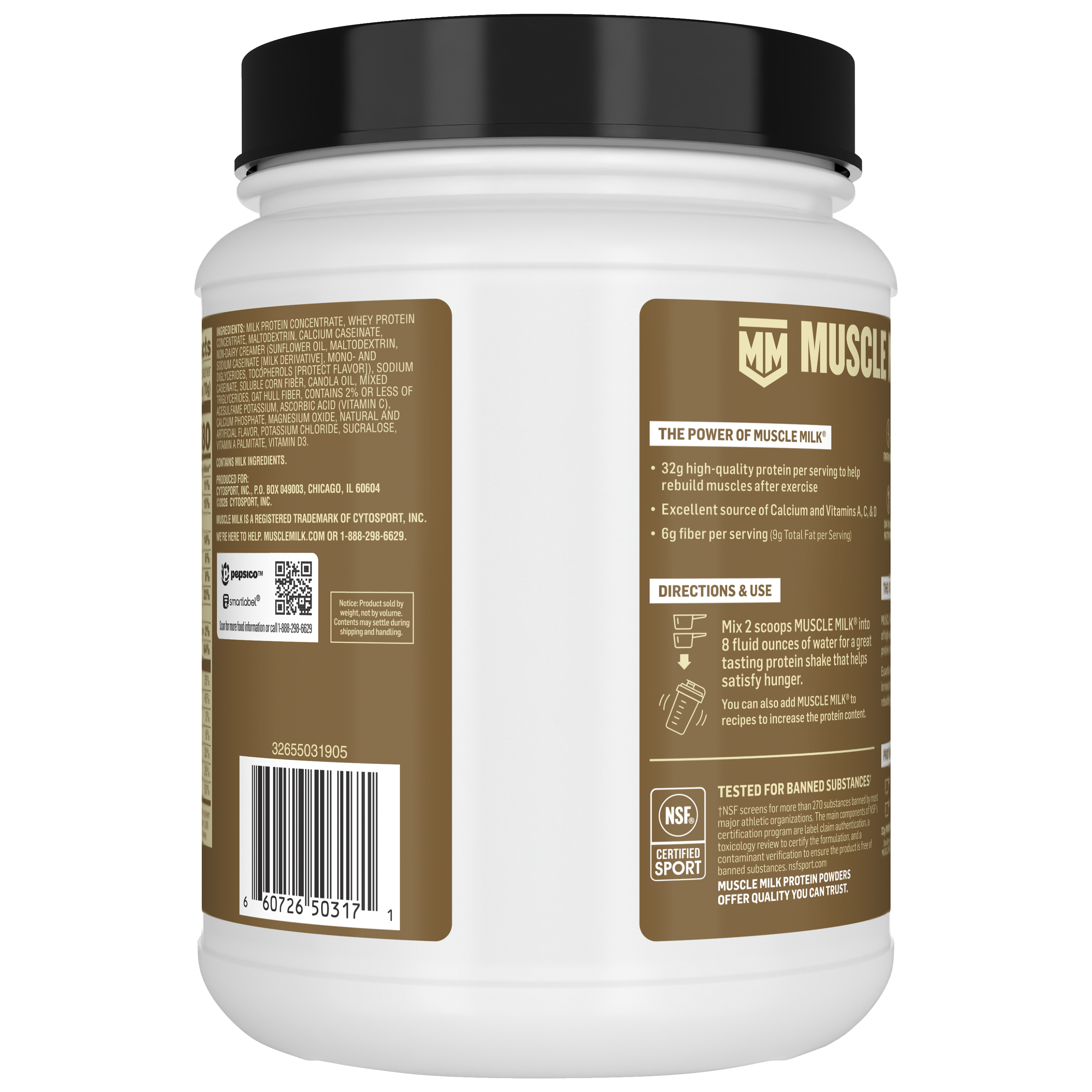 Muscle Milk, Vanilla Creme Artificially Flavored, Protein Powder thumbnail