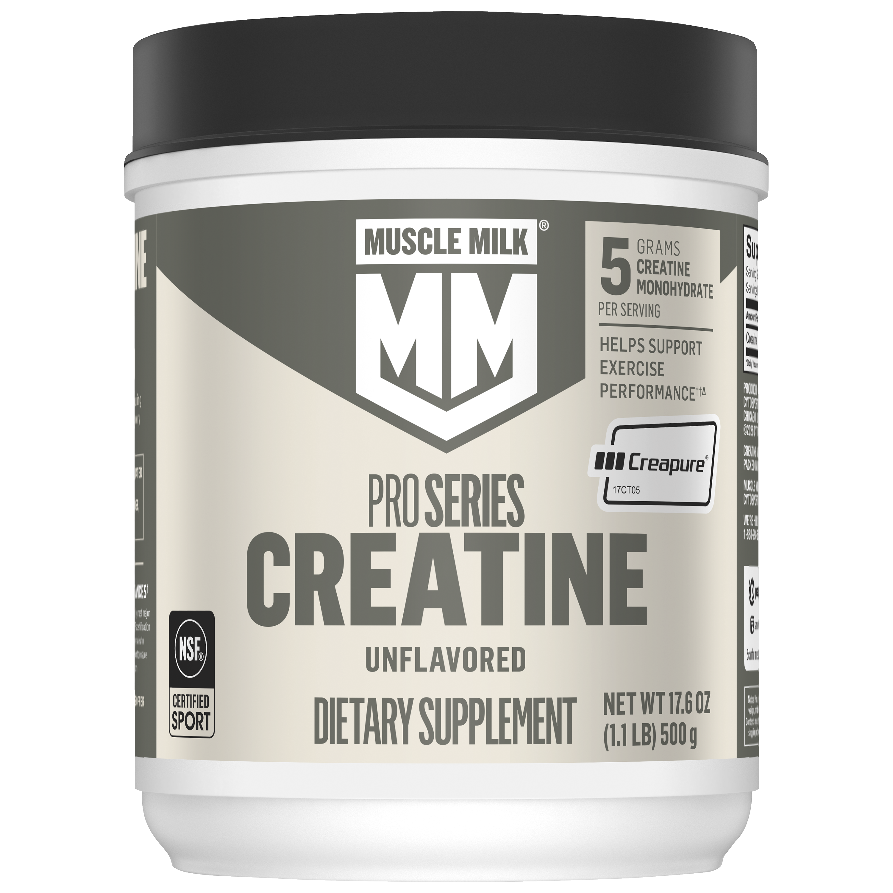 Muscle Milk, Pro Series, Unflavored, Creatine Dietary Supplement
