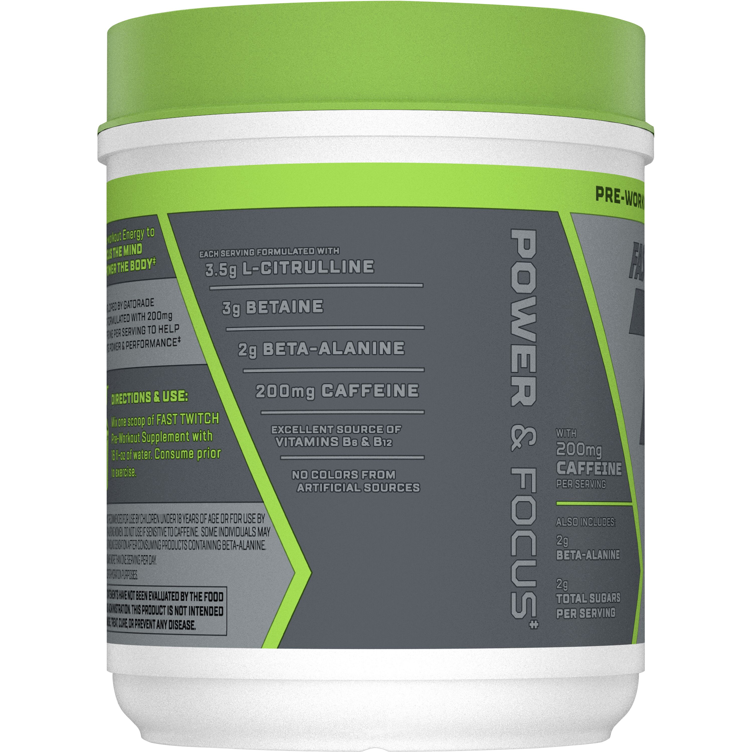 Cytosport, Fast Twitch, Fruit Punch Artificially Flavored, Pre-Workout Supplement thumbnail