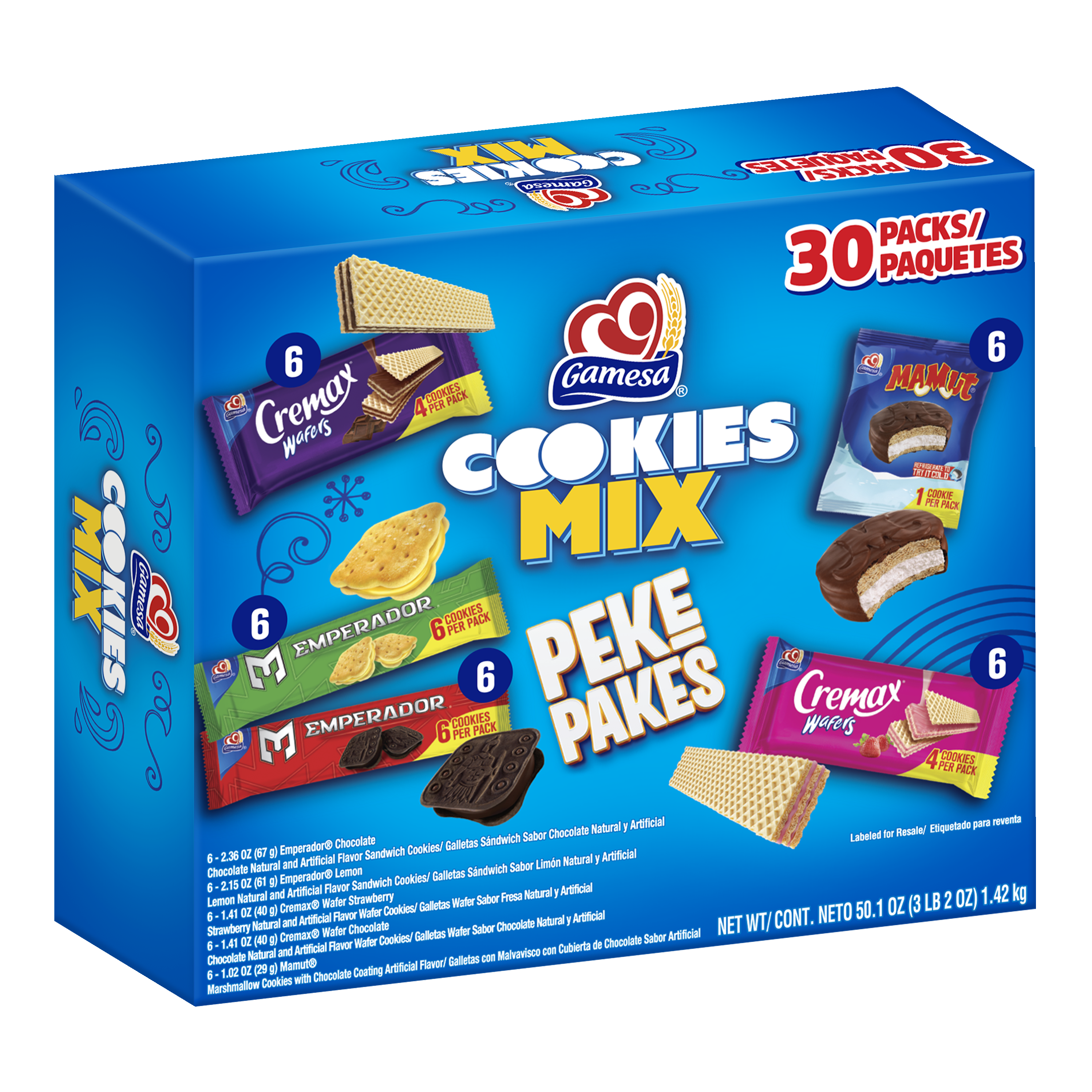 Gamesa, Cookies Mix Variety Pack thumbnail