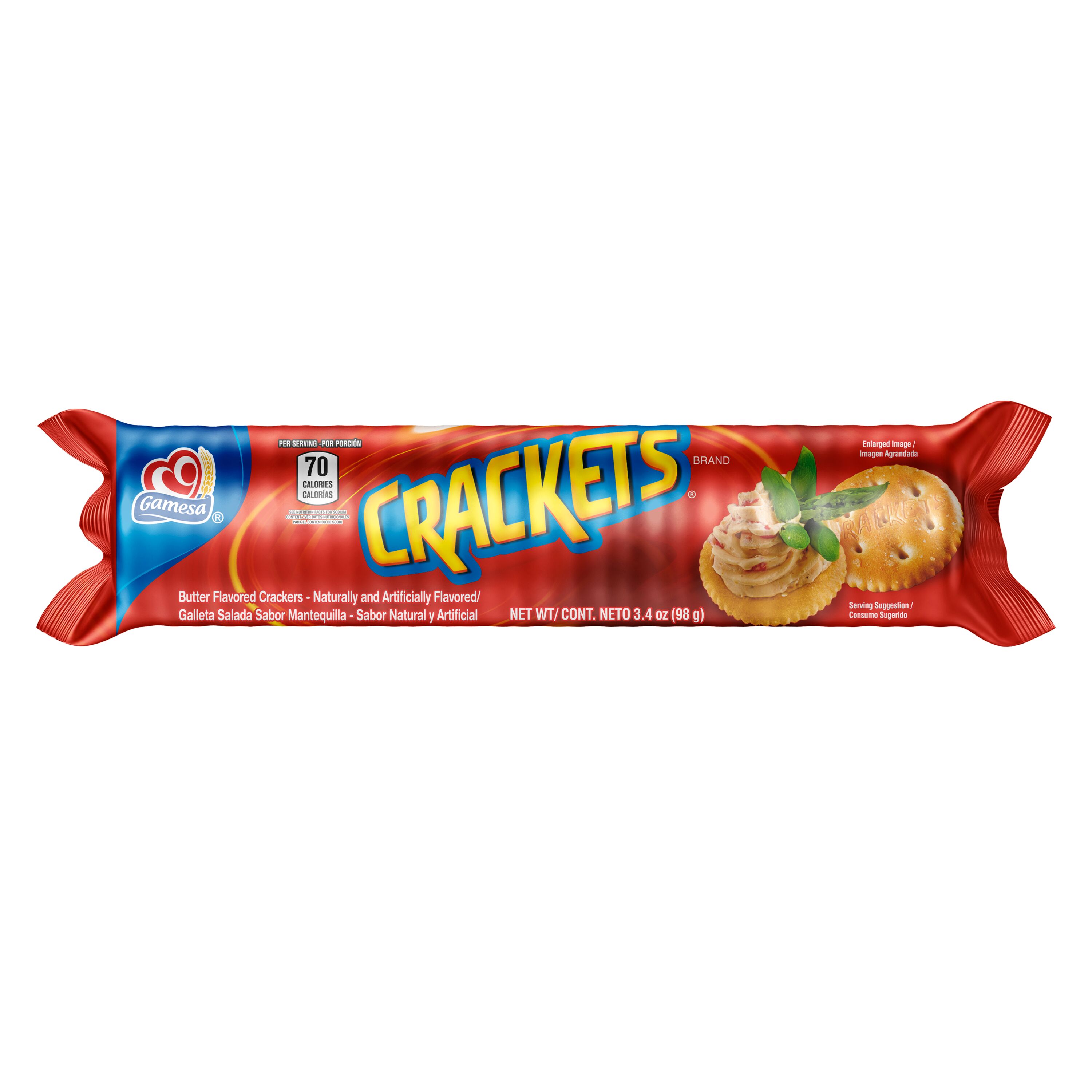 Gamesa, Butter Flavored Crackers Naturally And Artificially Flavored, Crackets