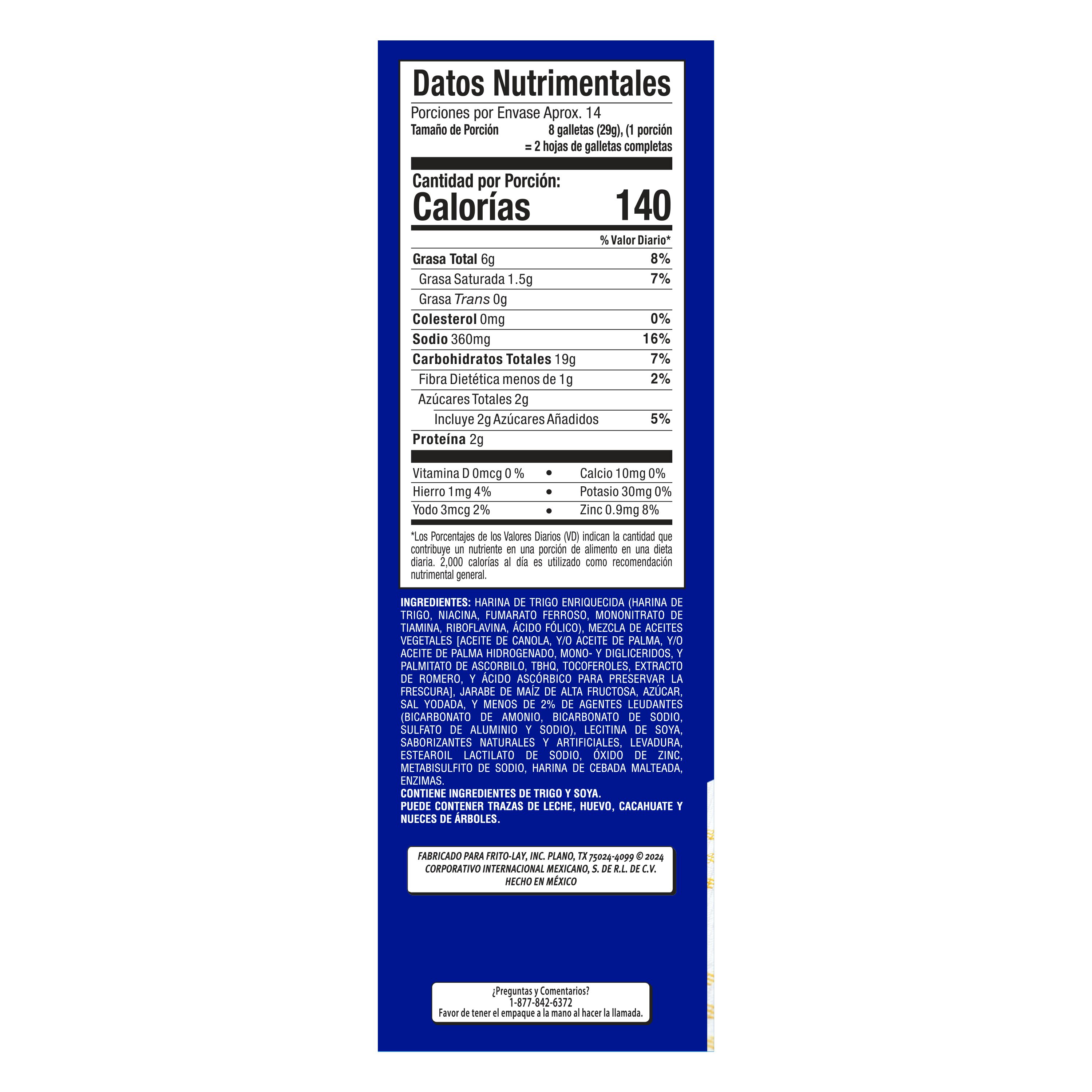 Gamesa, Pan Crema, Naturally And Artificially Flavored, Buttery Crackers thumbnail