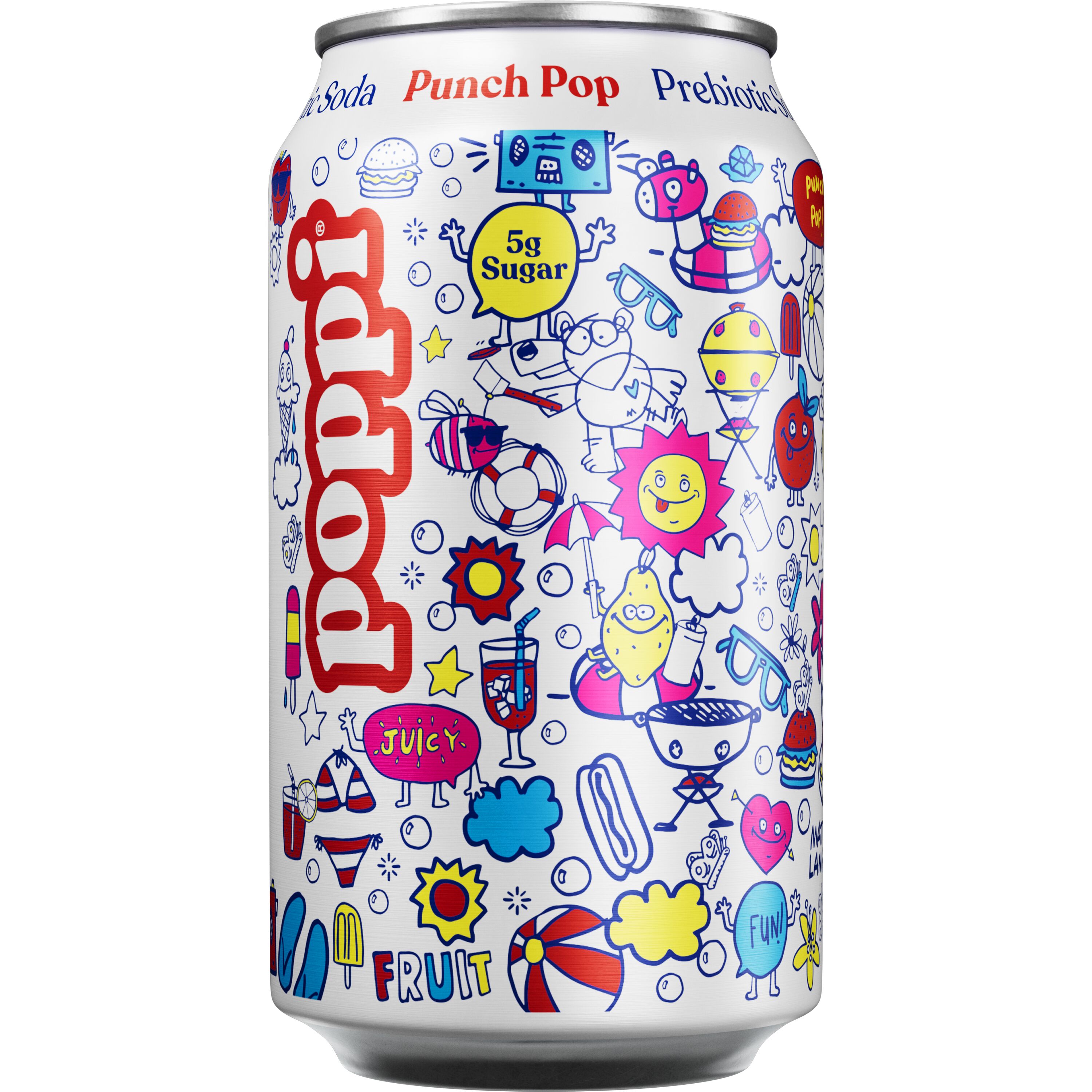 poppi, Punch Pop, Prebiotic Soda