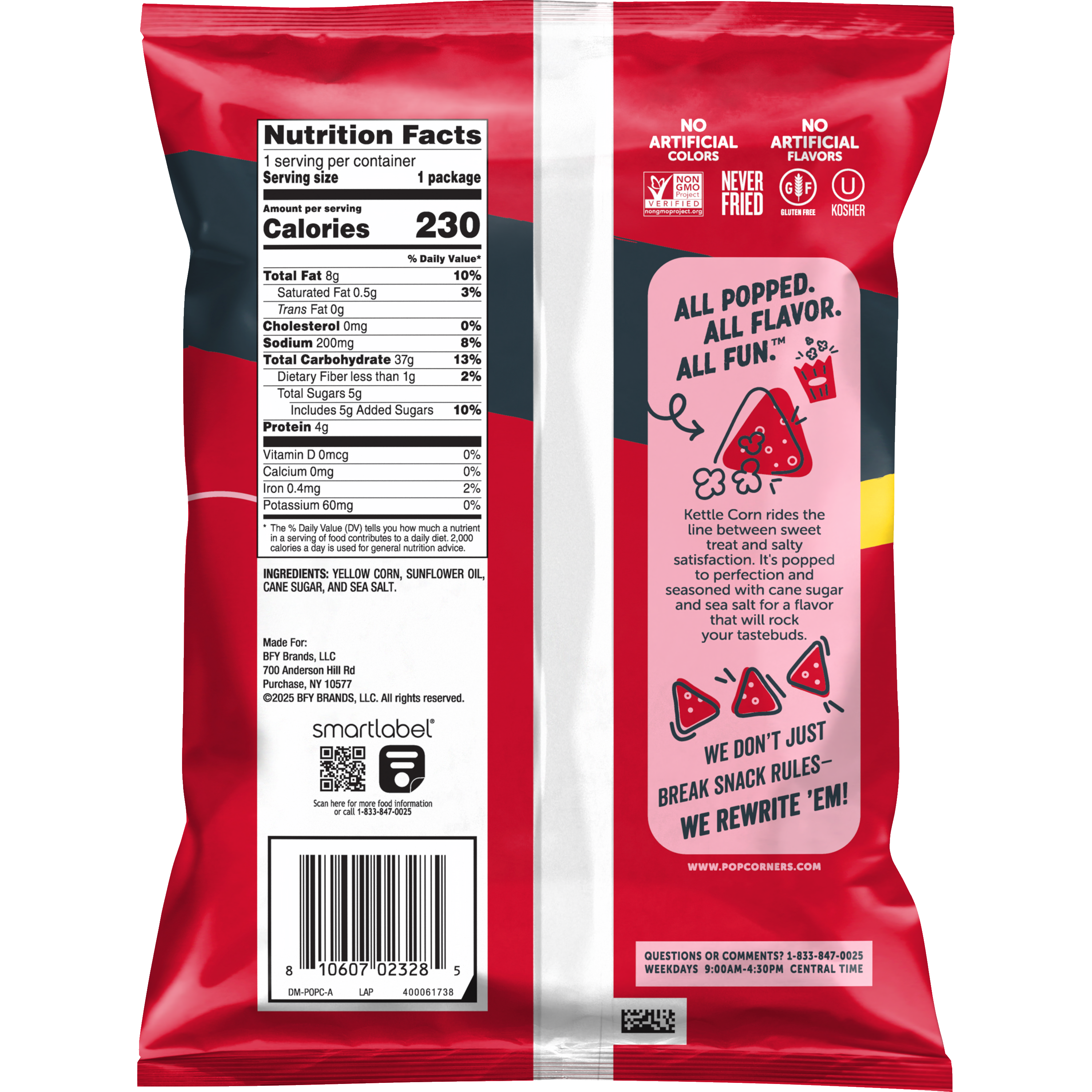 PopCorners, Sweet & Salty Kettle Corn, Popped-Corn Snacks thumbnail