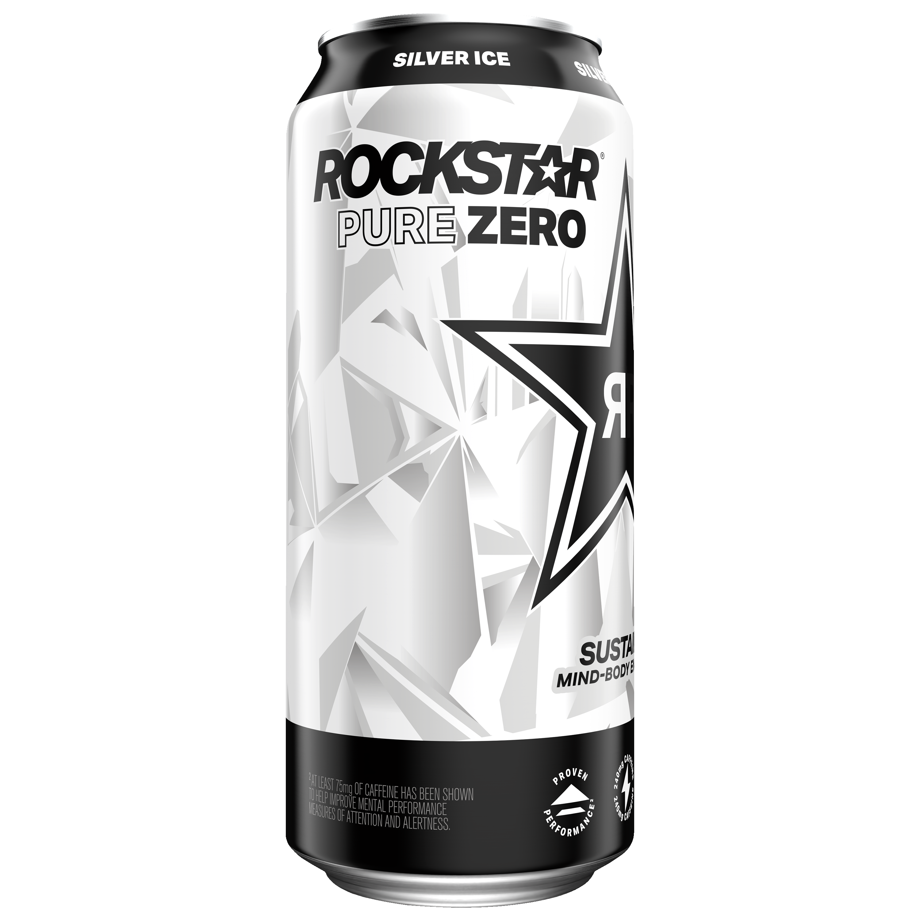 Rockstar, Pure Zero, Silver Ice, Sugar Free Energy Drink thumbnail