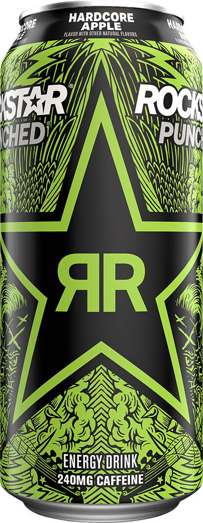 Rockstar, Punched, Hardcore, Apple Flavor, Energy Drink thumbnail