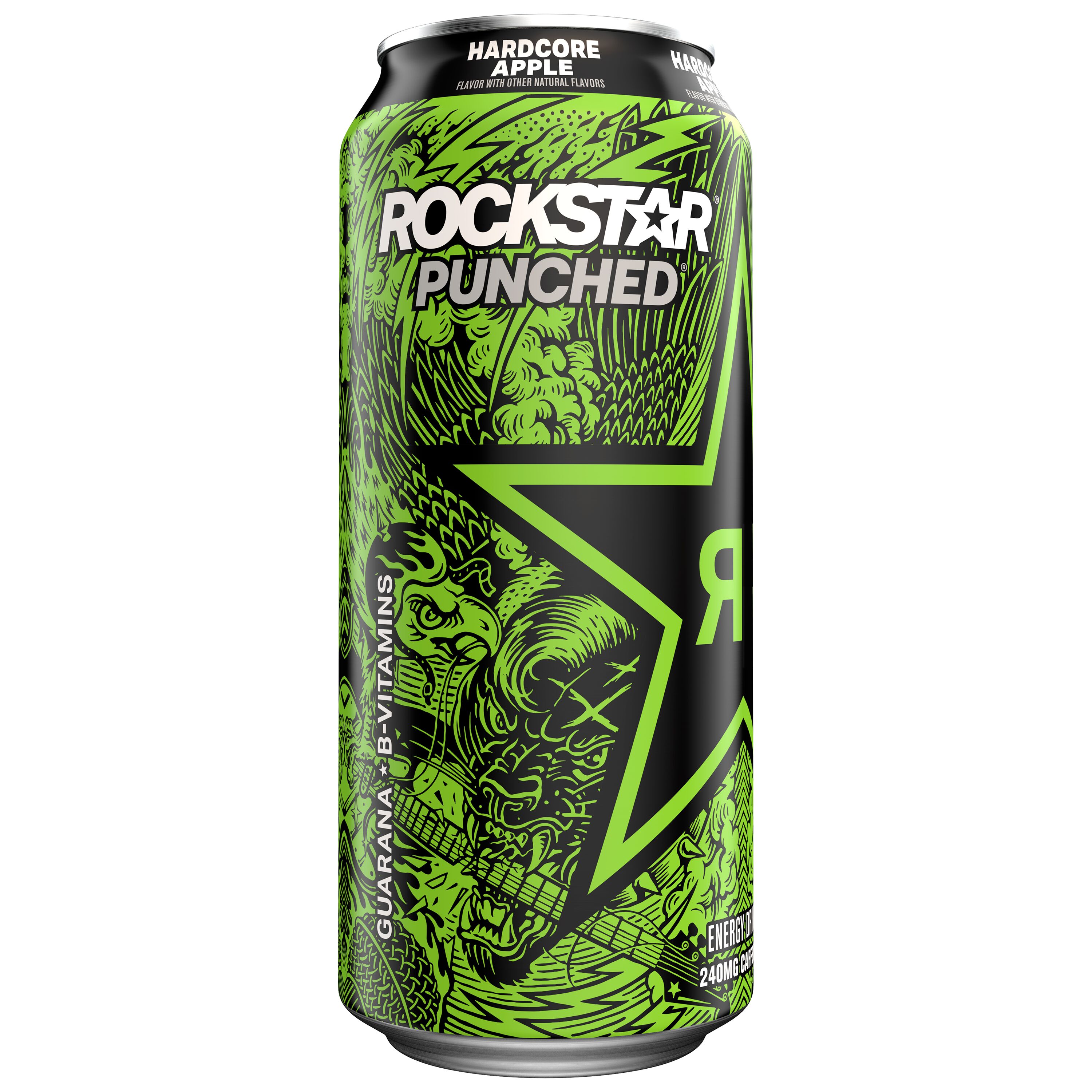 Rockstar, Punched, Hardcore, Apple Flavor, Energy Drink thumbnail