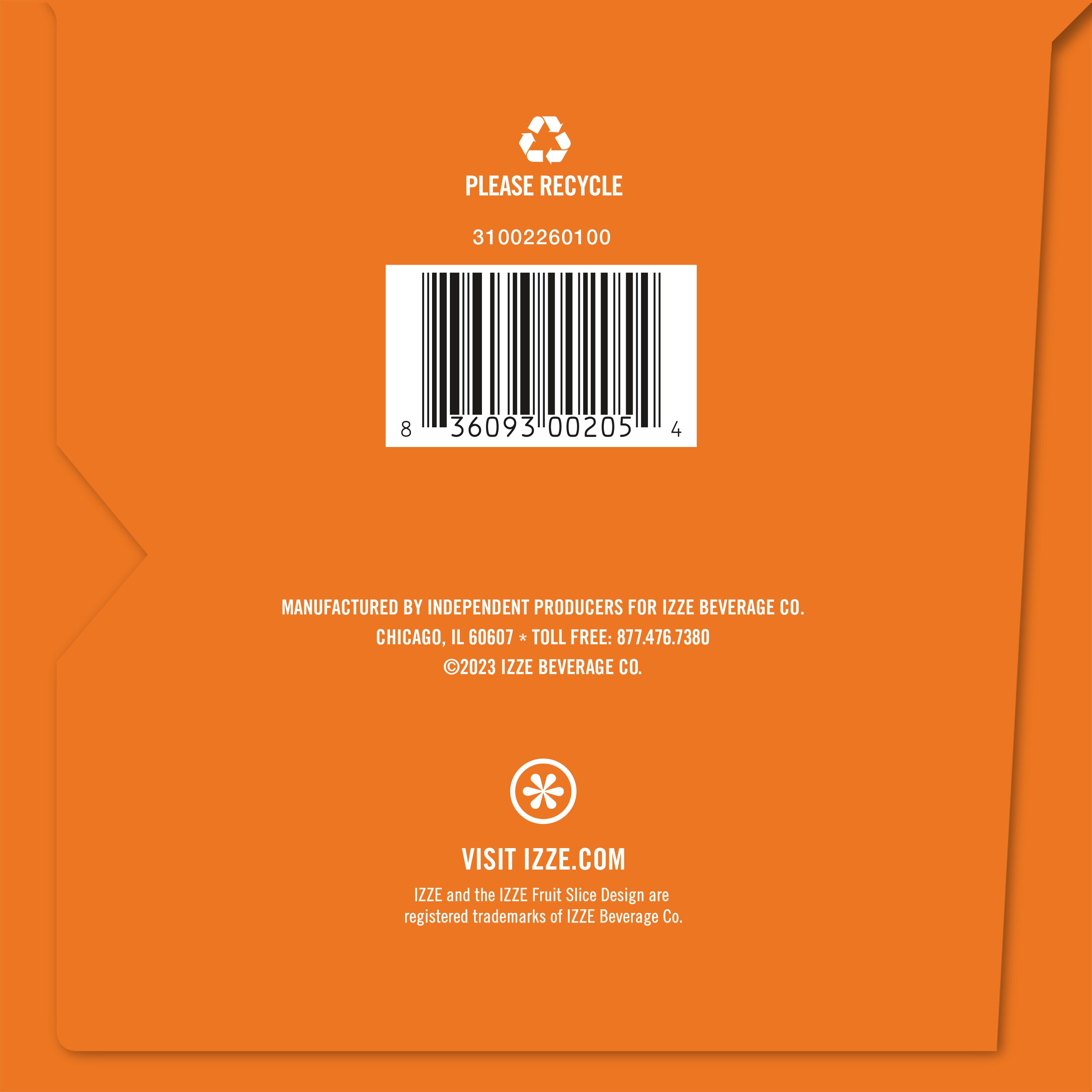 Izze, Clementine Flavored, Sparkling Juice Beverage thumbnail