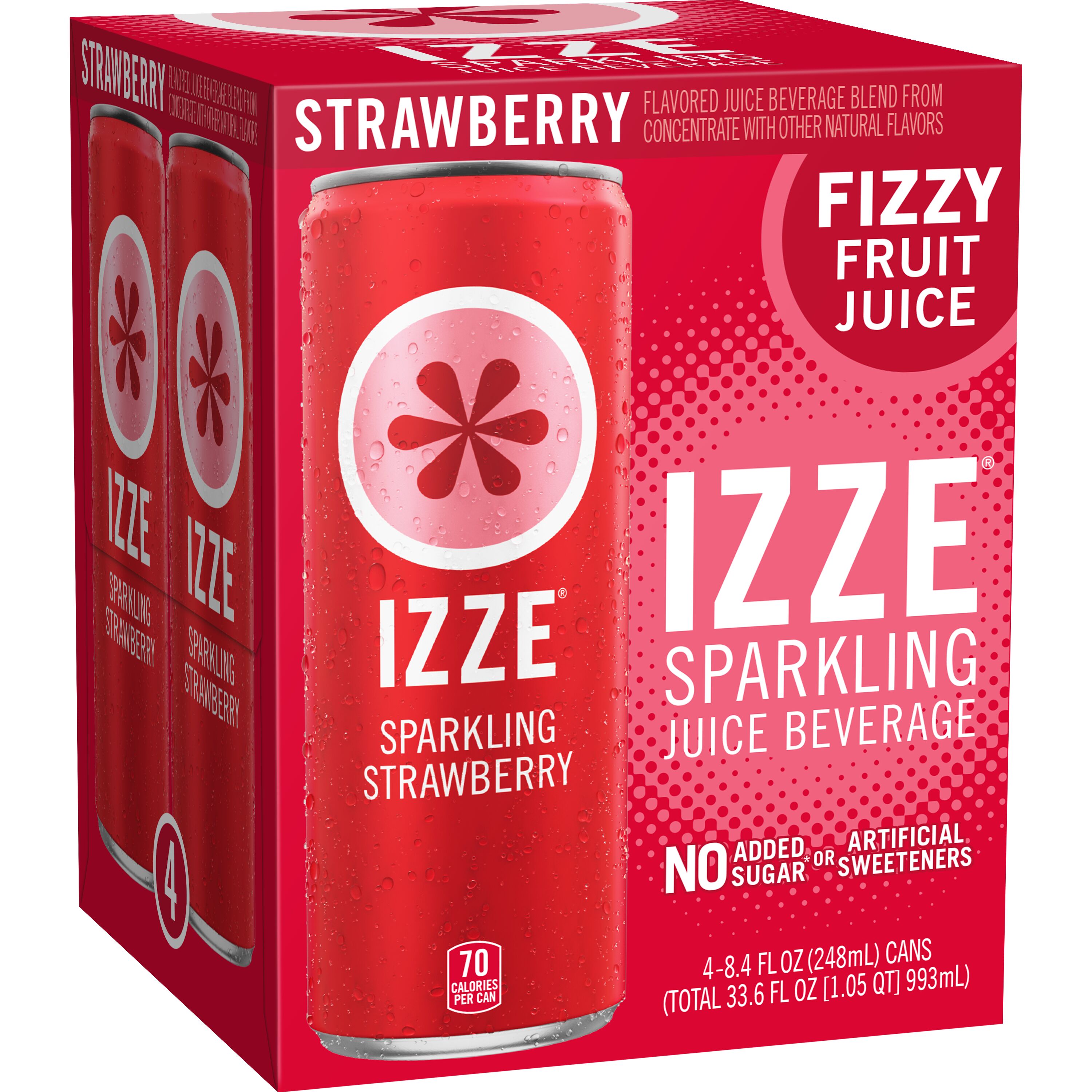 Izze, Strawberry Flavored, Sparkling Juice Beverage thumbnail