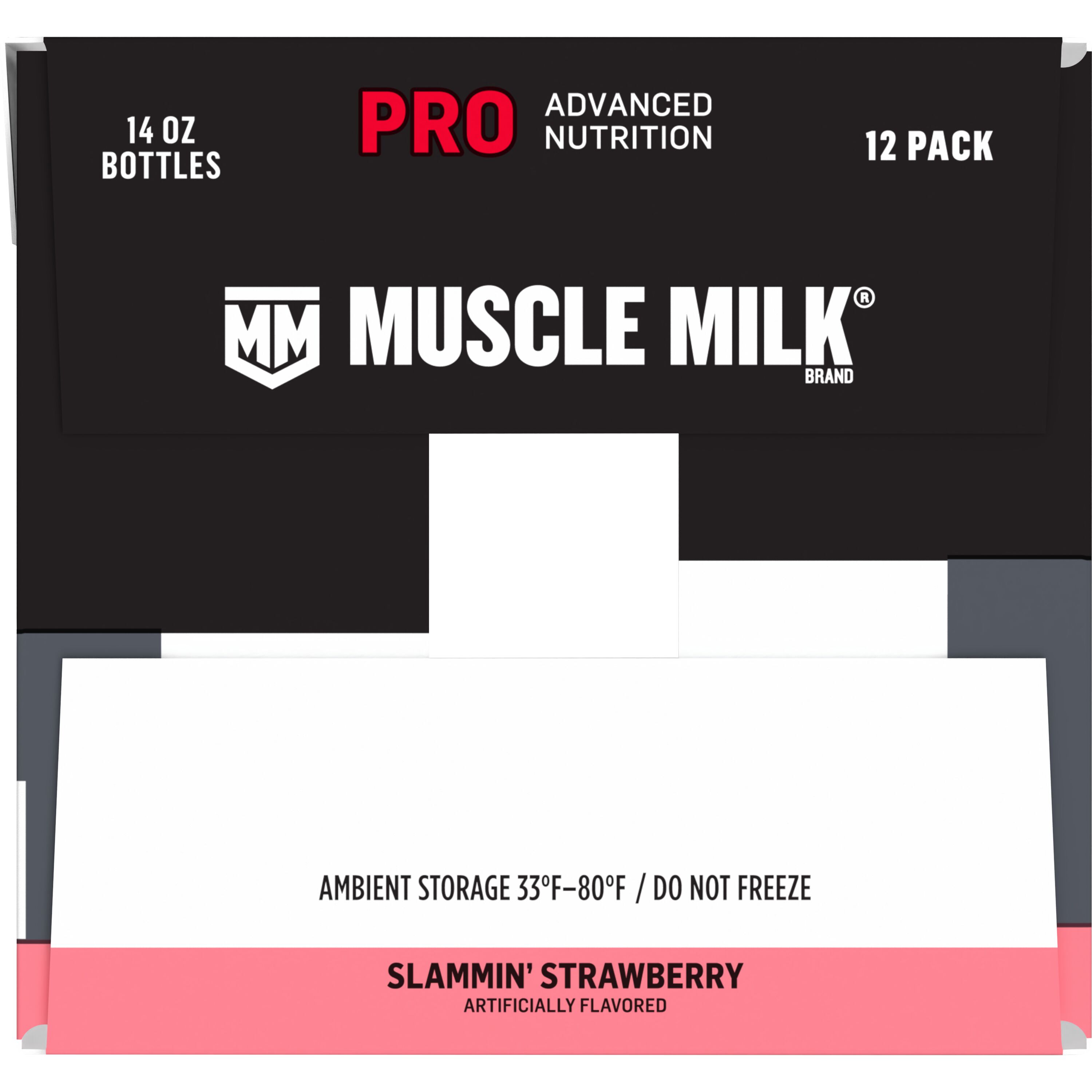 Muscle Milk, Pro Advanced Nutrition, Slammin' Strawberry Artificially Flavored, Protein Shake thumbnail