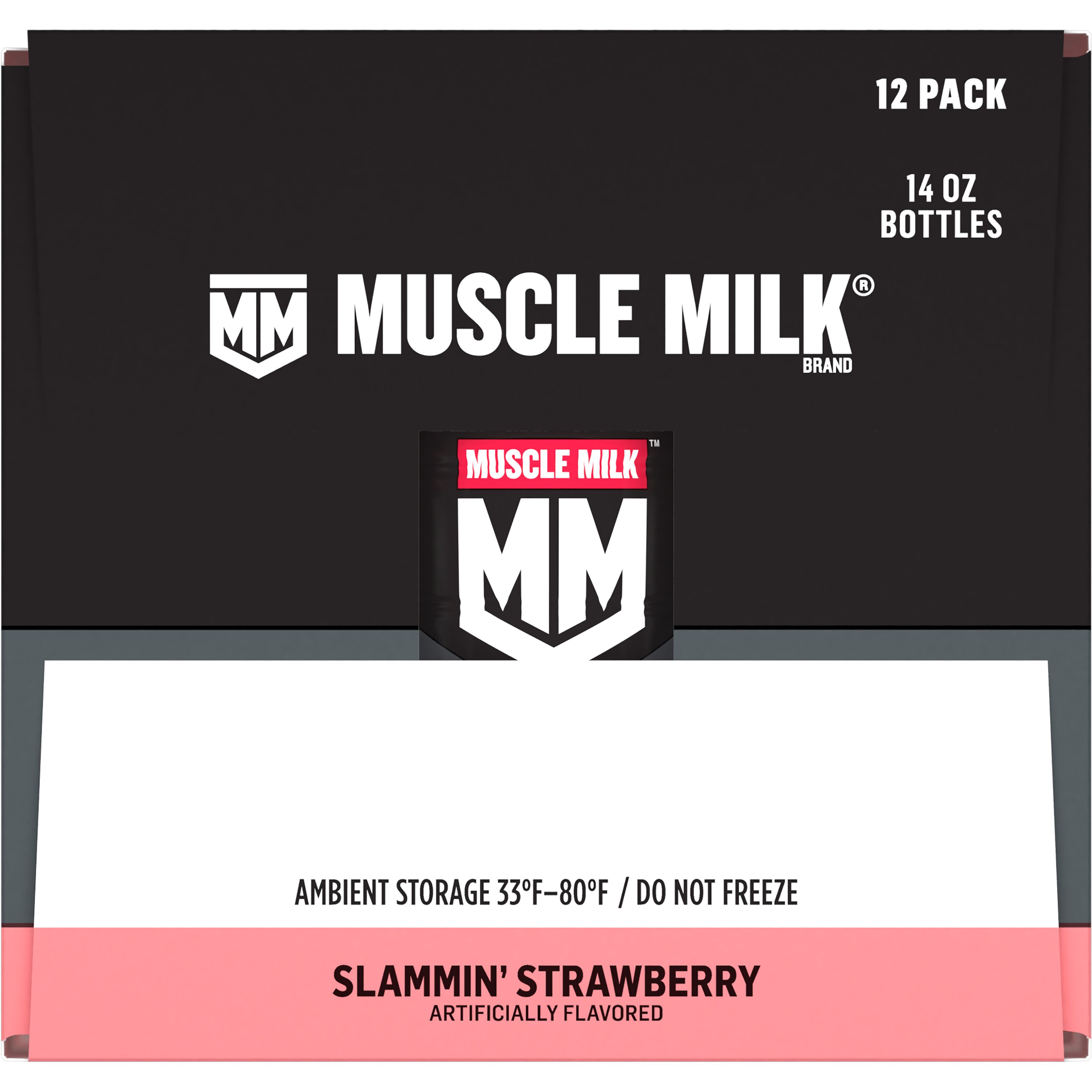 Muscle Milk, Pro Advanced Nutrition, Slammin' Strawberry Artificially Flavored, Non-Dairy Protein Shake thumbnail