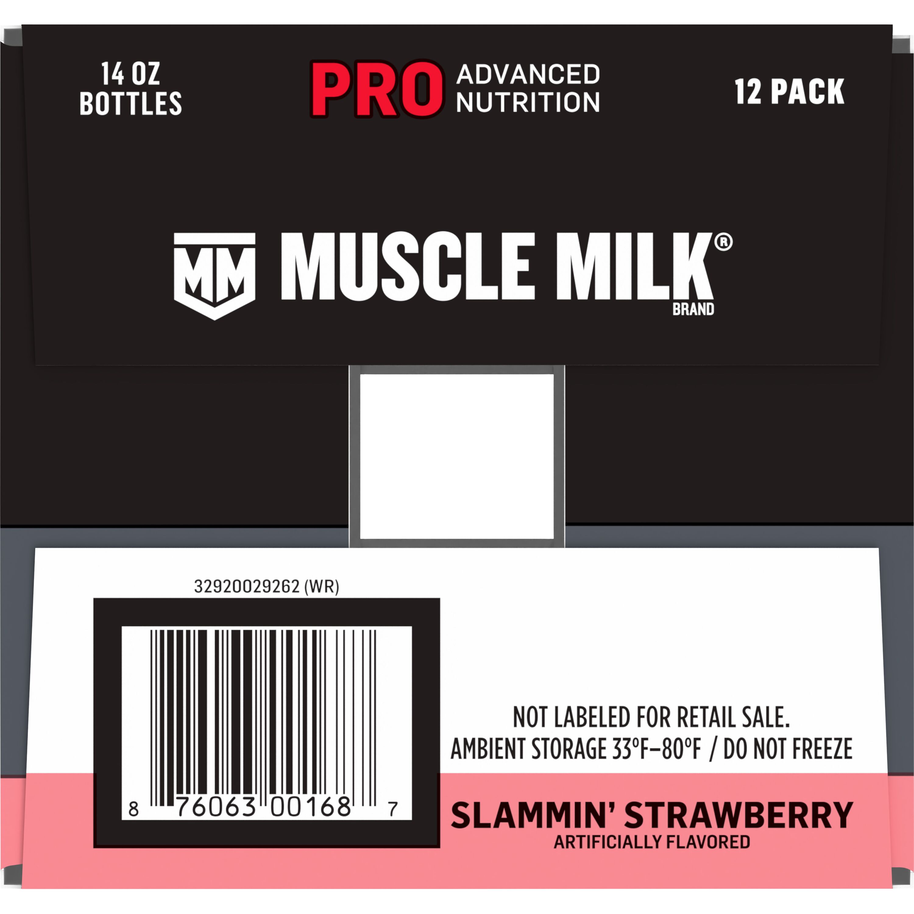 Muscle Milk, Pro Advanced Nutrition, Slammin' Strawberry Artificially Flavored, Protein Shake thumbnail