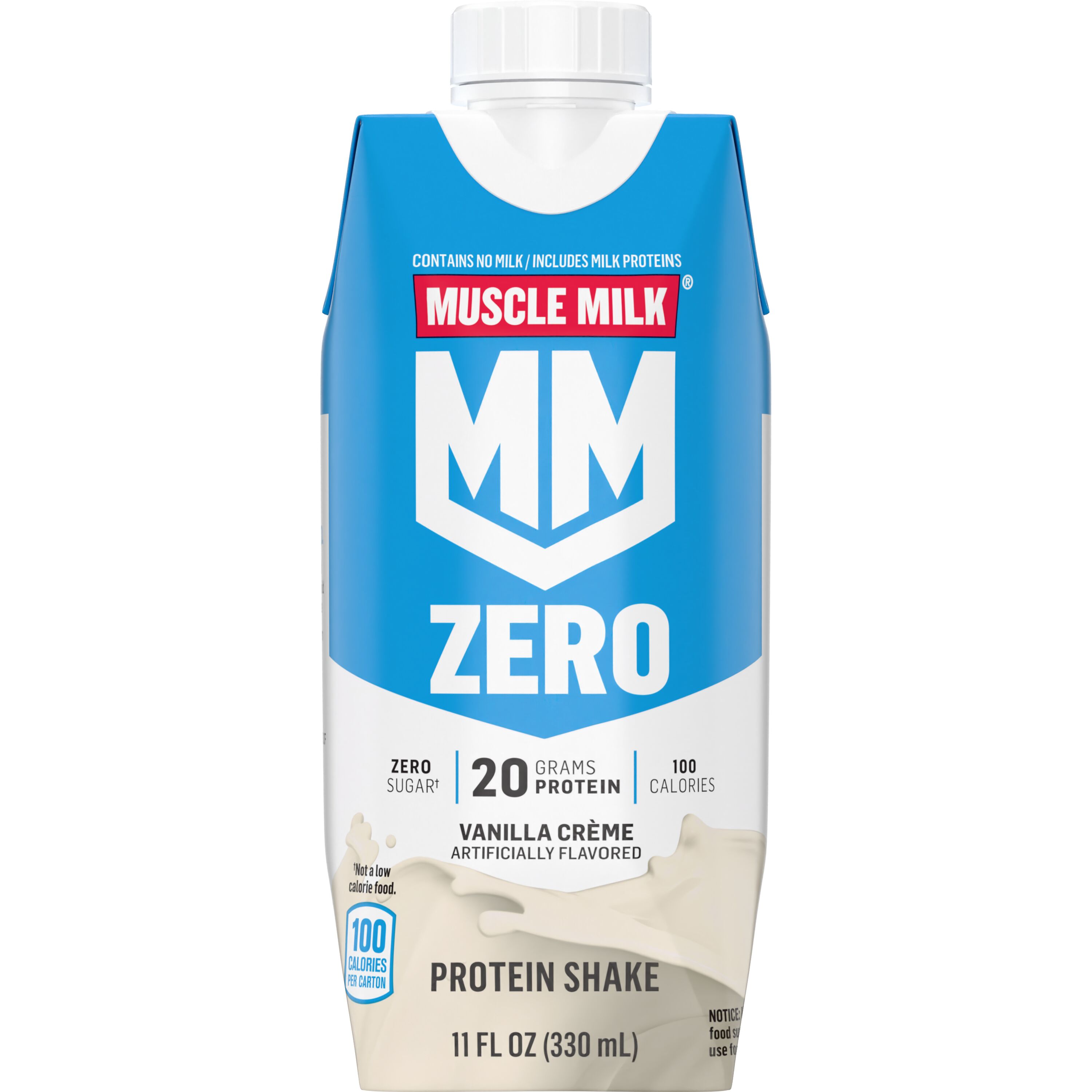 Muscle Milk, Zero, Vanilla Creme Artificially Flavored, Protein Shake thumbnail