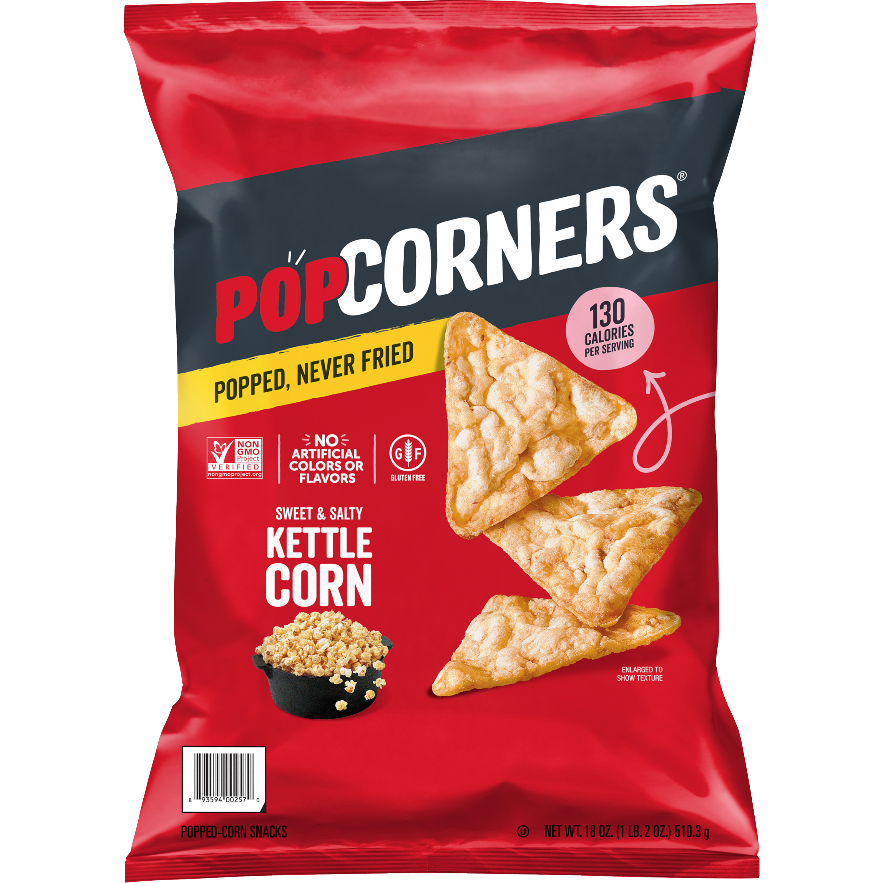 PopCorners, Sweet & Salty Kettle Corn, Popped-Corn Snacks