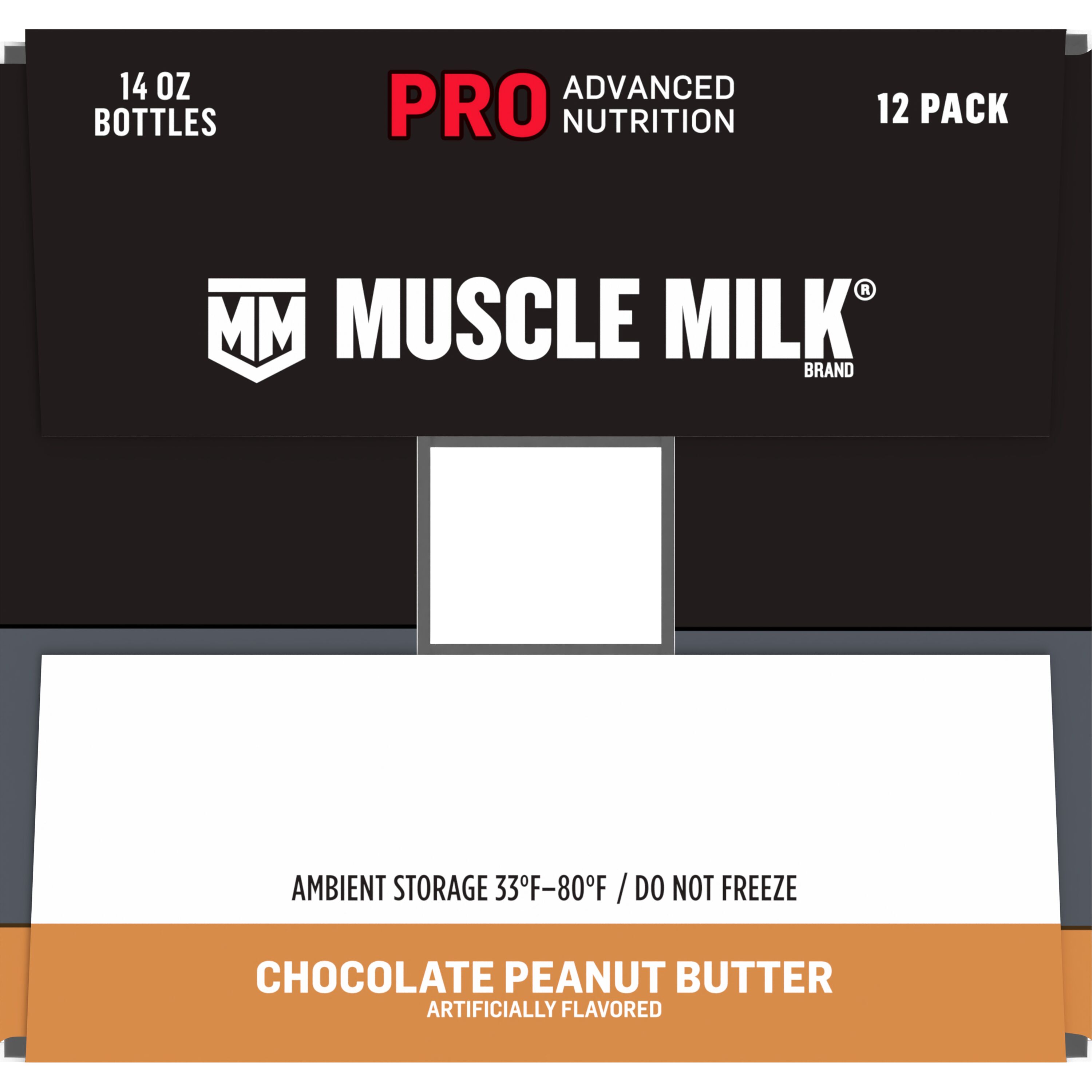Muscle Milk, Pro Advanced Nutrition, Chocolate Peanut Butter Artificially Flavored, Protein Shake thumbnail