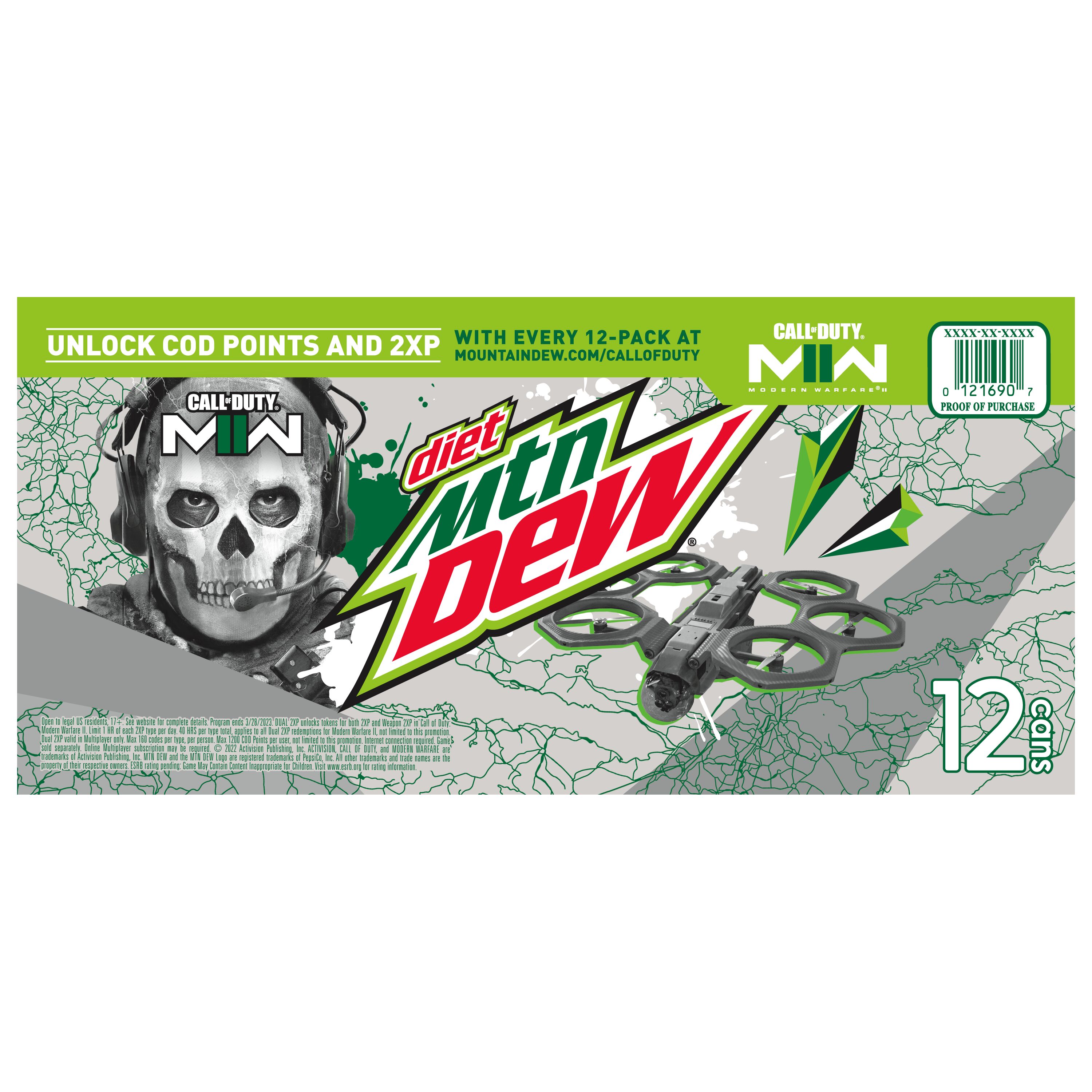 Diet Mountain Dew, Low Calorie DEW