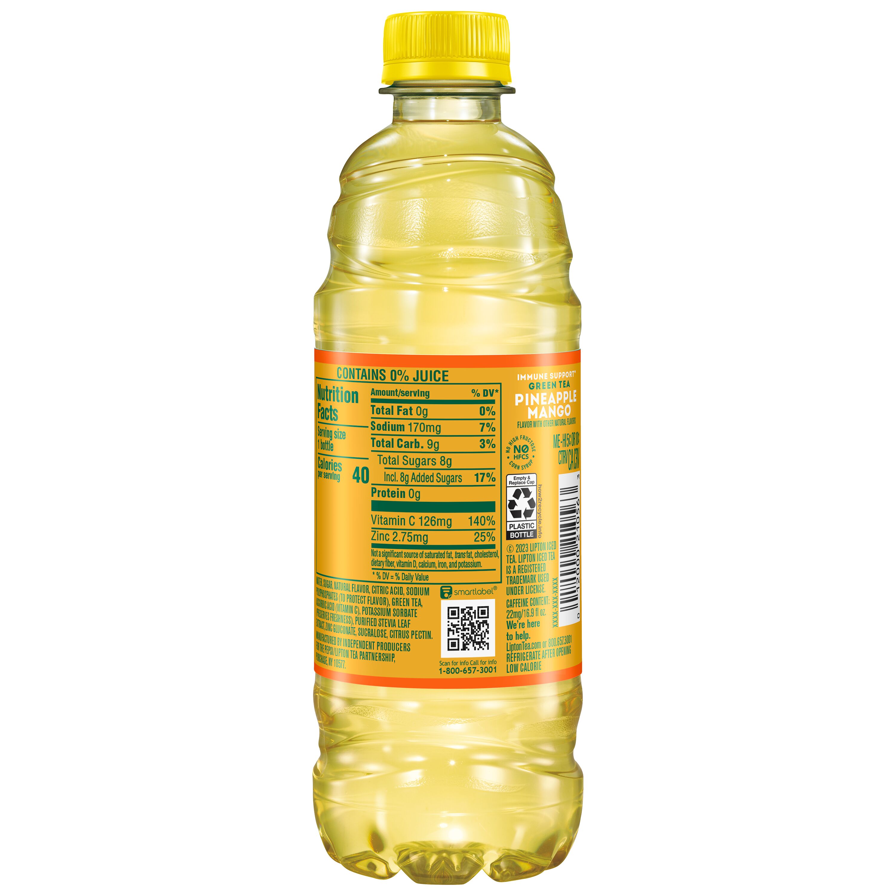 Lipton, Pineapple Mango Flavor, Green Tea thumbnail