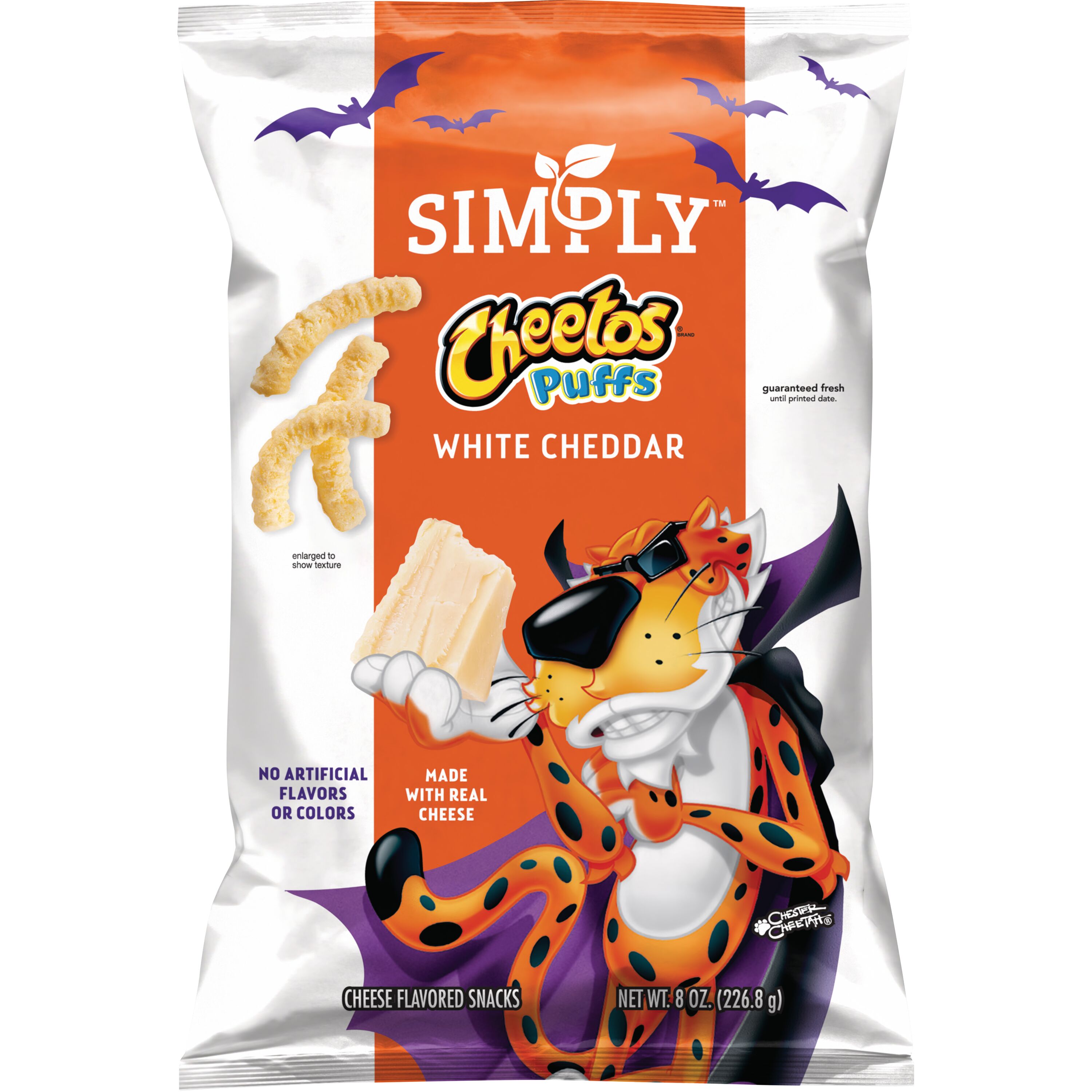 Cheetos, Simply, Puffs, White Cheddar, Cheese Flavored Snacks