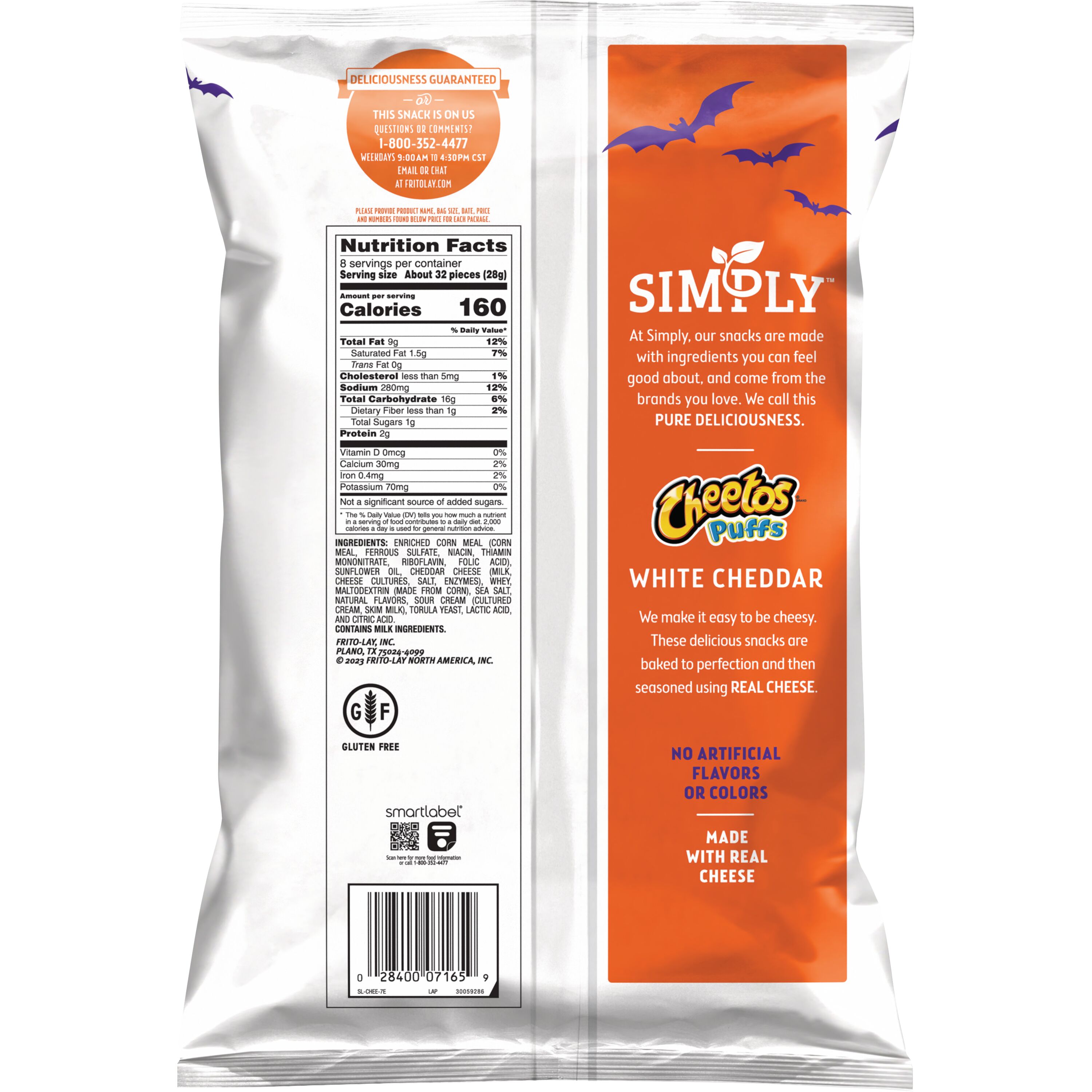 Cheetos, Simply, Puffs, White Cheddar, Cheese Flavored Snacks thumbnail