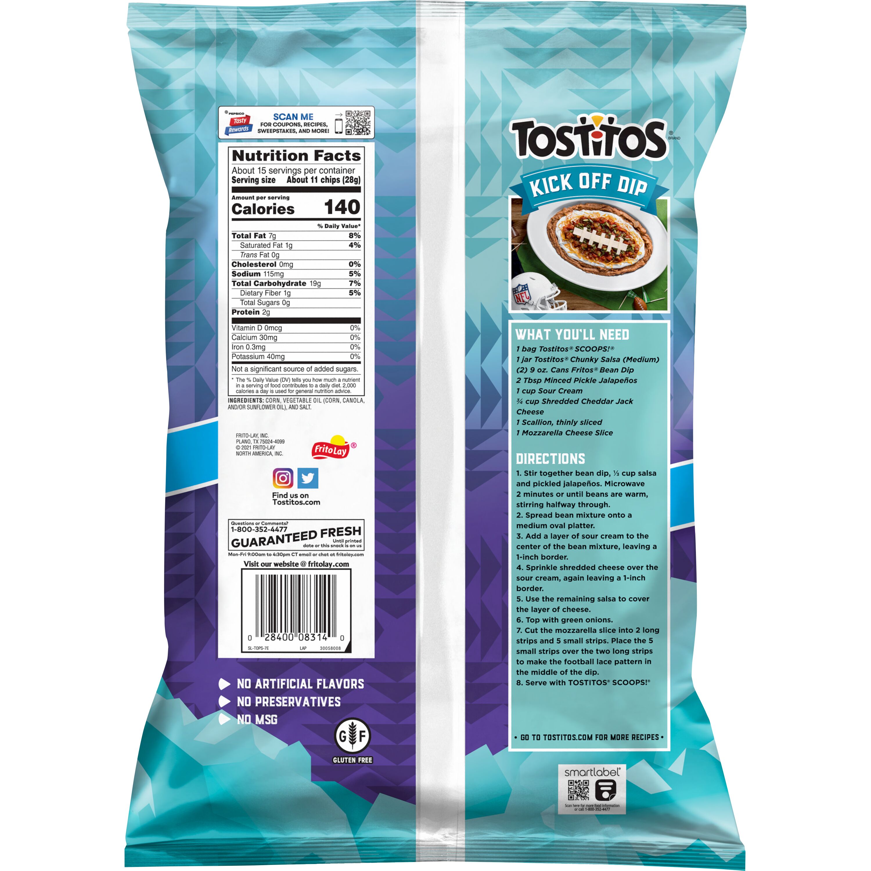 Tostitos, Scoops, Party Size, Original, Tortilla Chips thumbnail