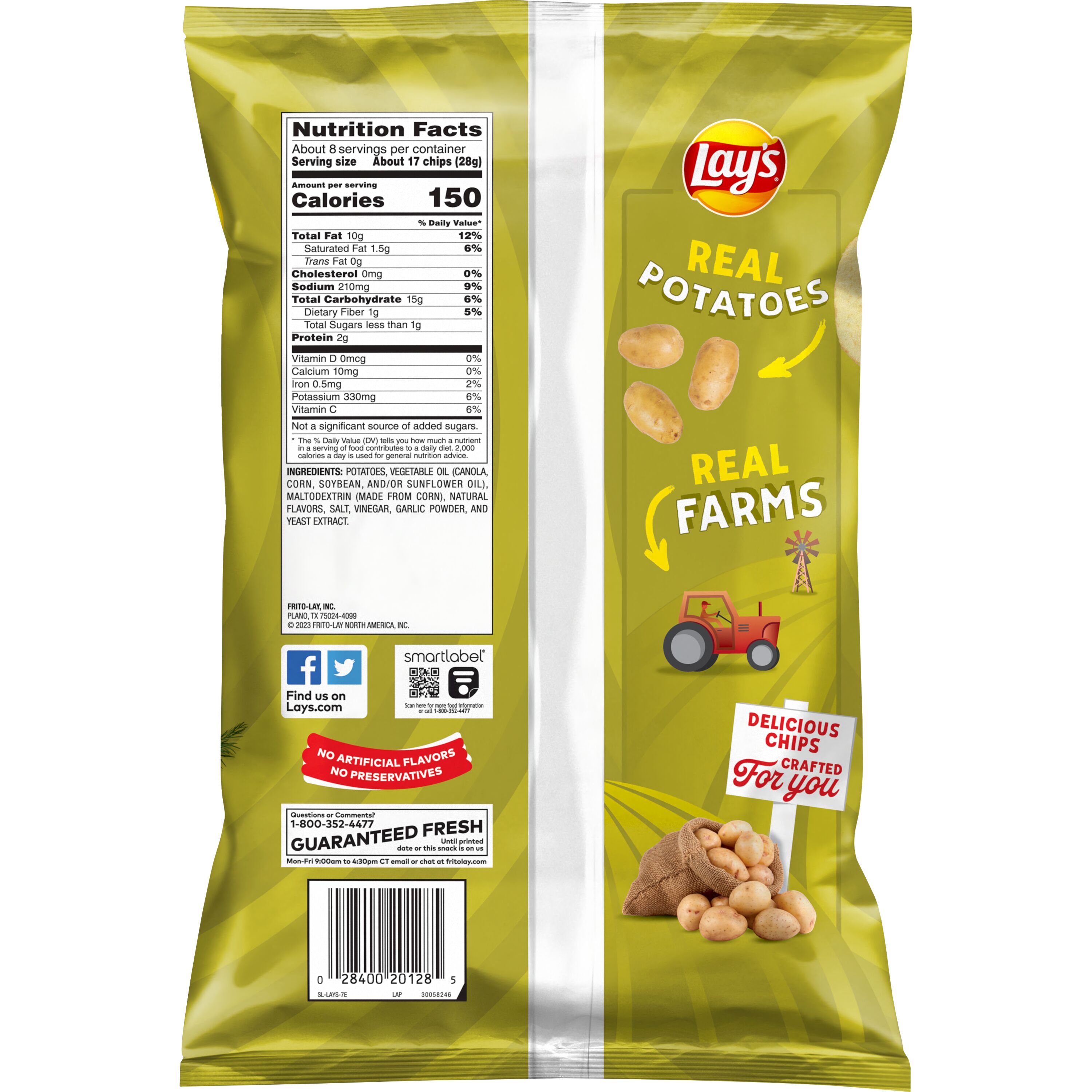 Lay's, Dill Pickle Flavored, Potato Chips thumbnail