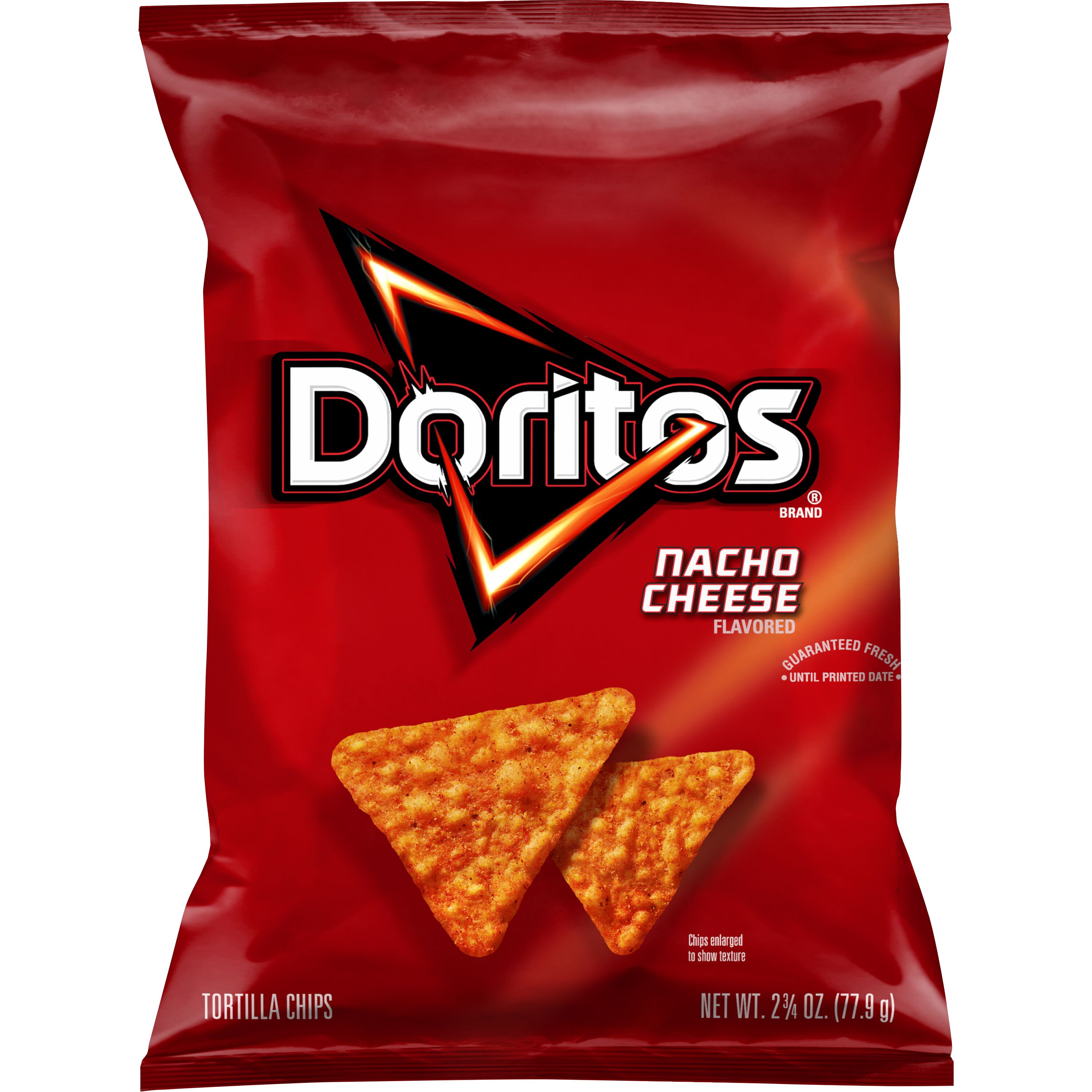 Doritos, Nacho Cheese Flavored, Tortilla Chips