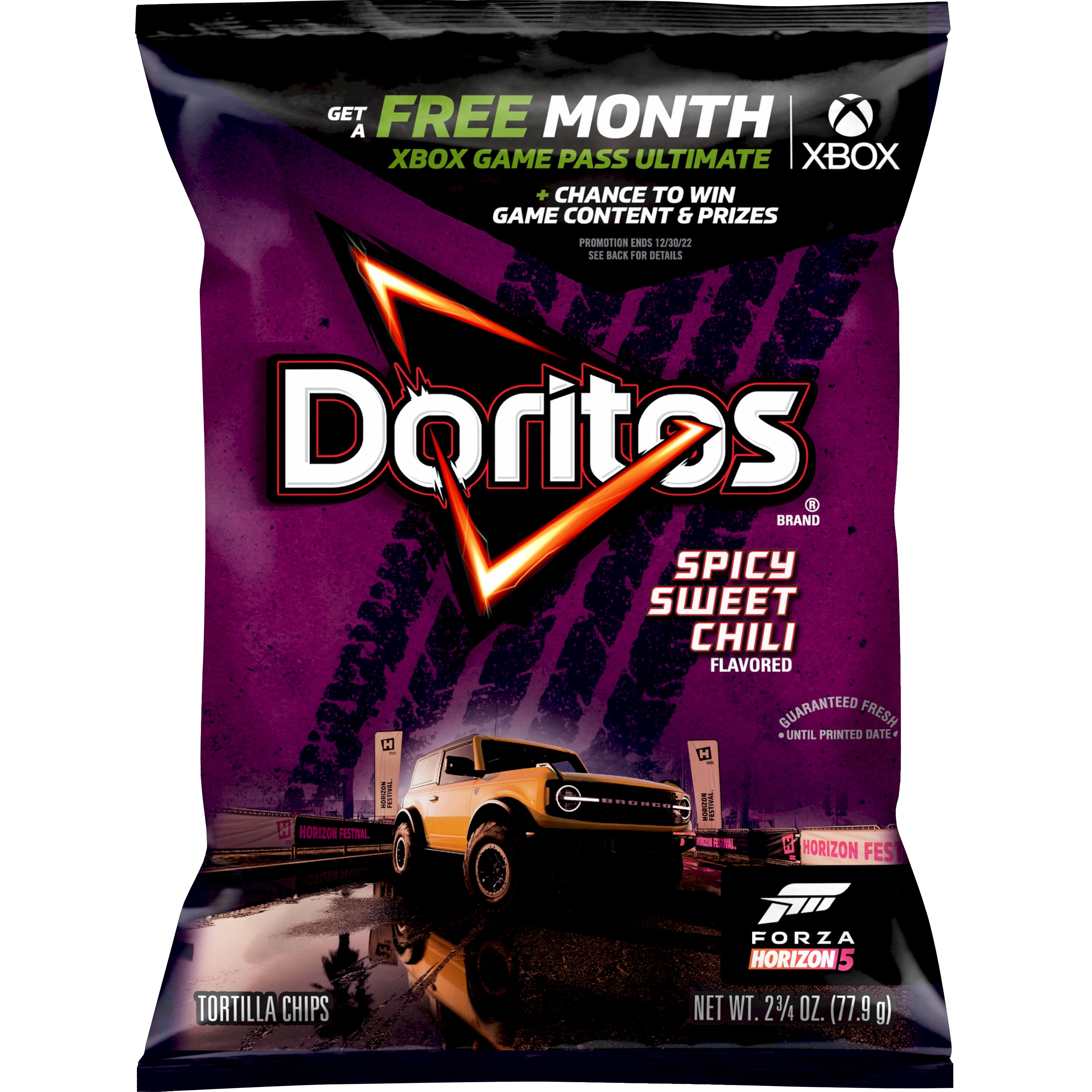 Doritos, Spicy Sweet Chili Flavored, Tortilla Chips