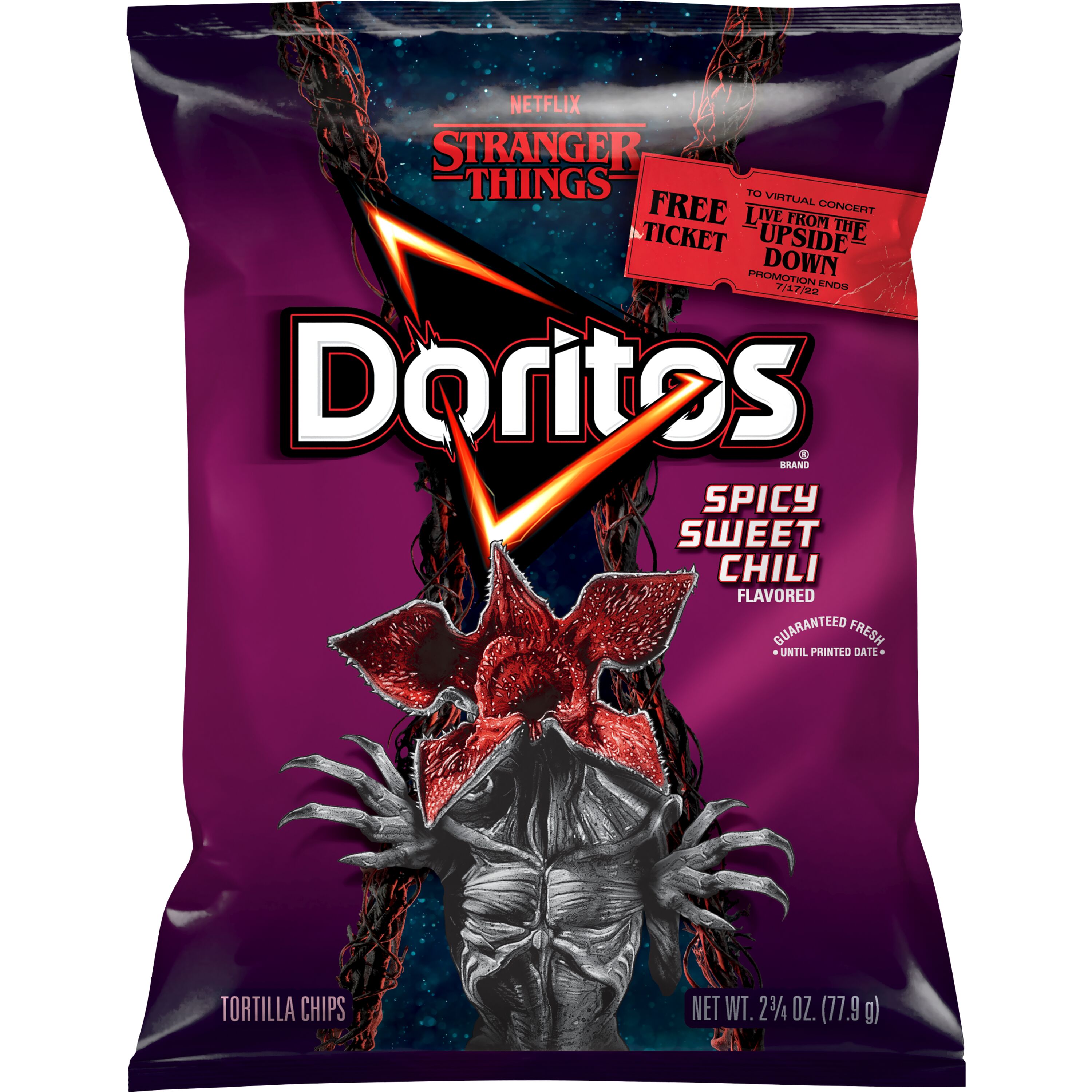 Doritos, Spicy Sweet Chili Flavored, Tortilla Chips