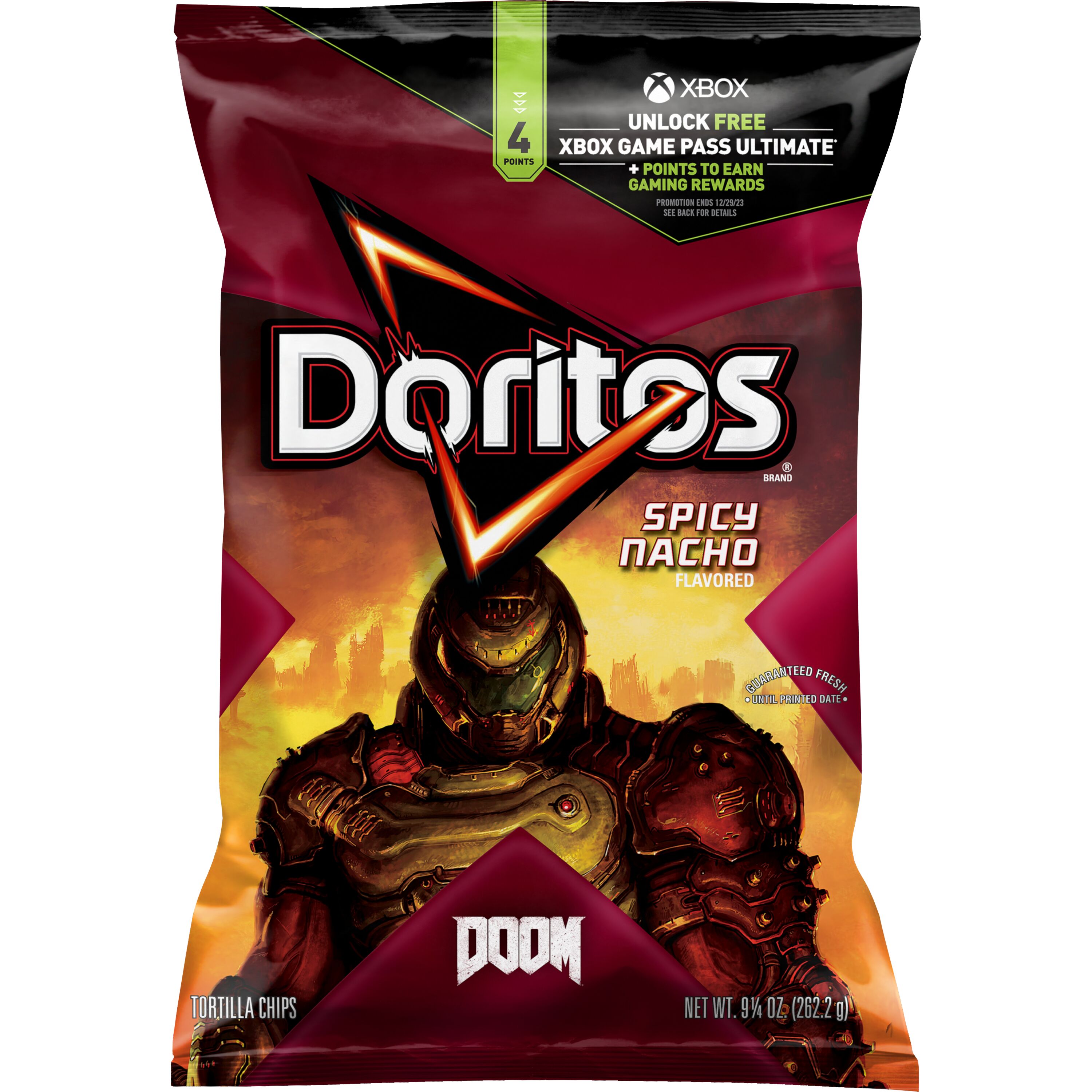 Doritos, Spicy Nacho Flavored, Tortilla Chips