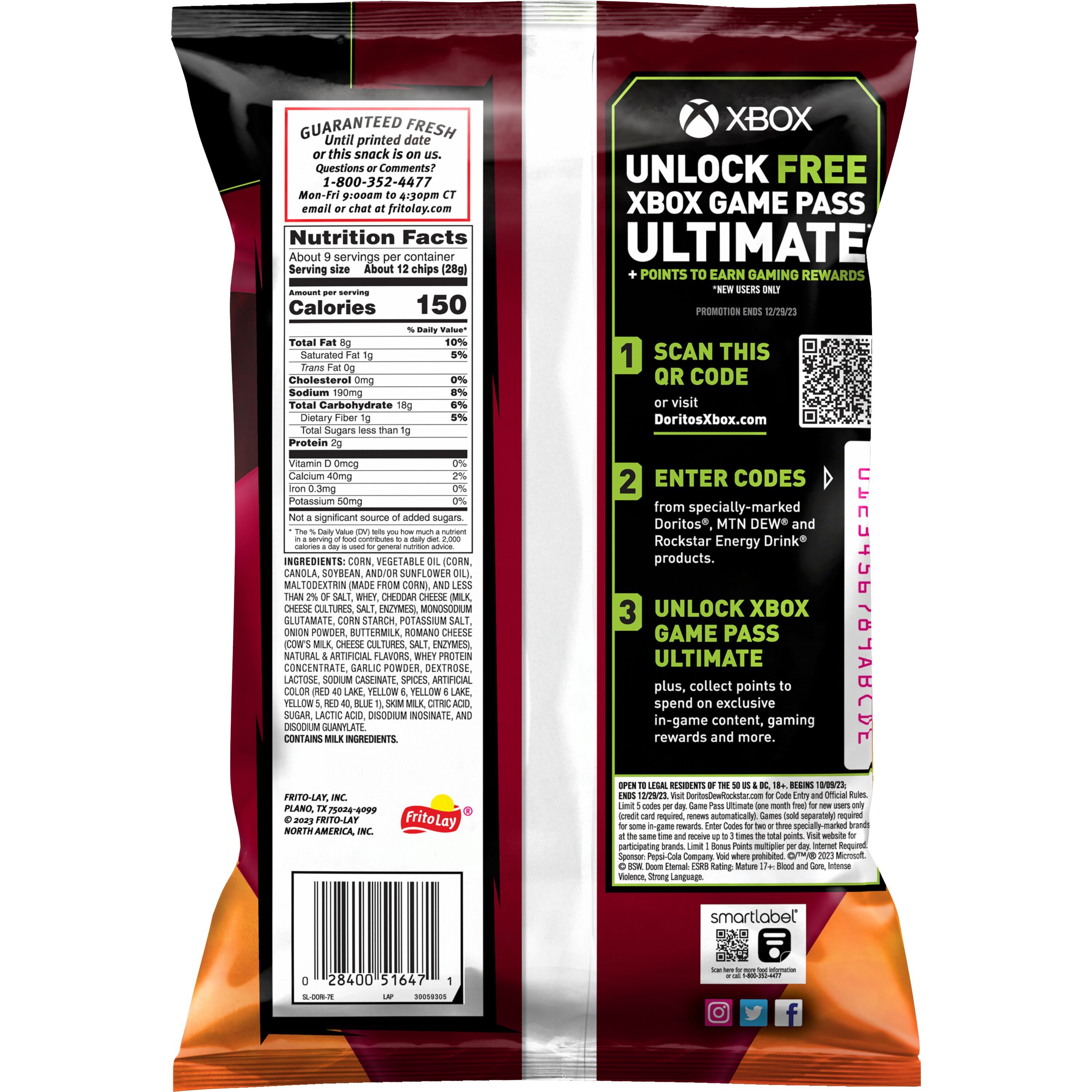 Doritos, Spicy Nacho Flavored, Tortilla Chips thumbnail