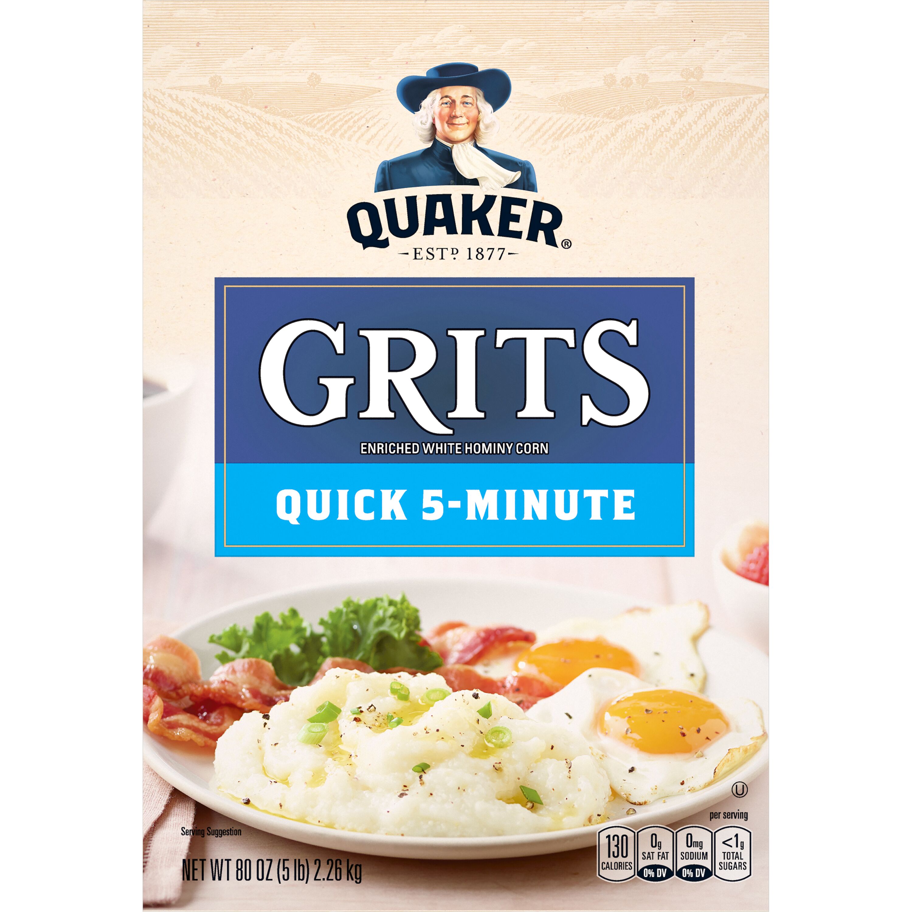 Quaker, Quick 5-Minute, Grits
