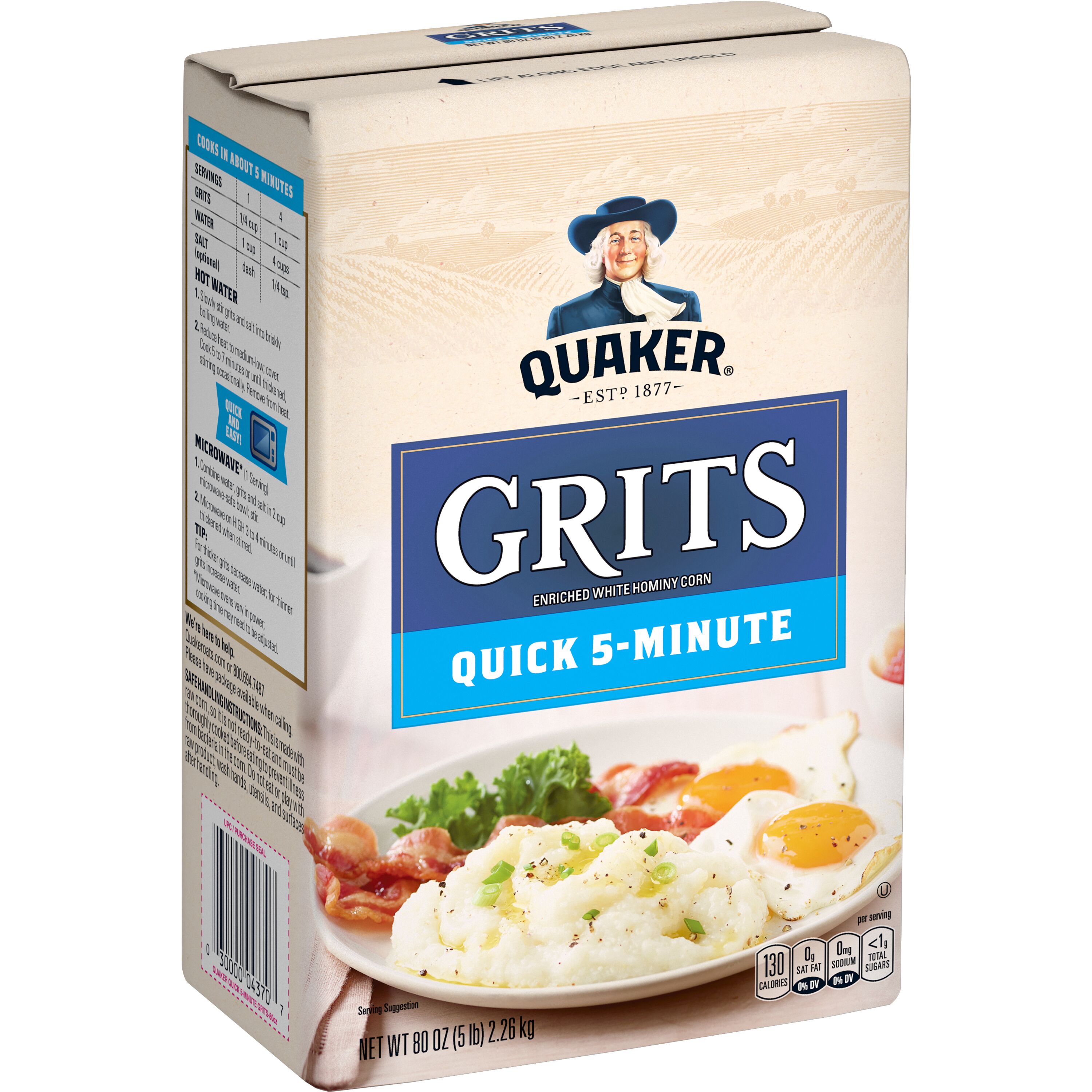 Quaker, Quick 5-Minute, Grits thumbnail