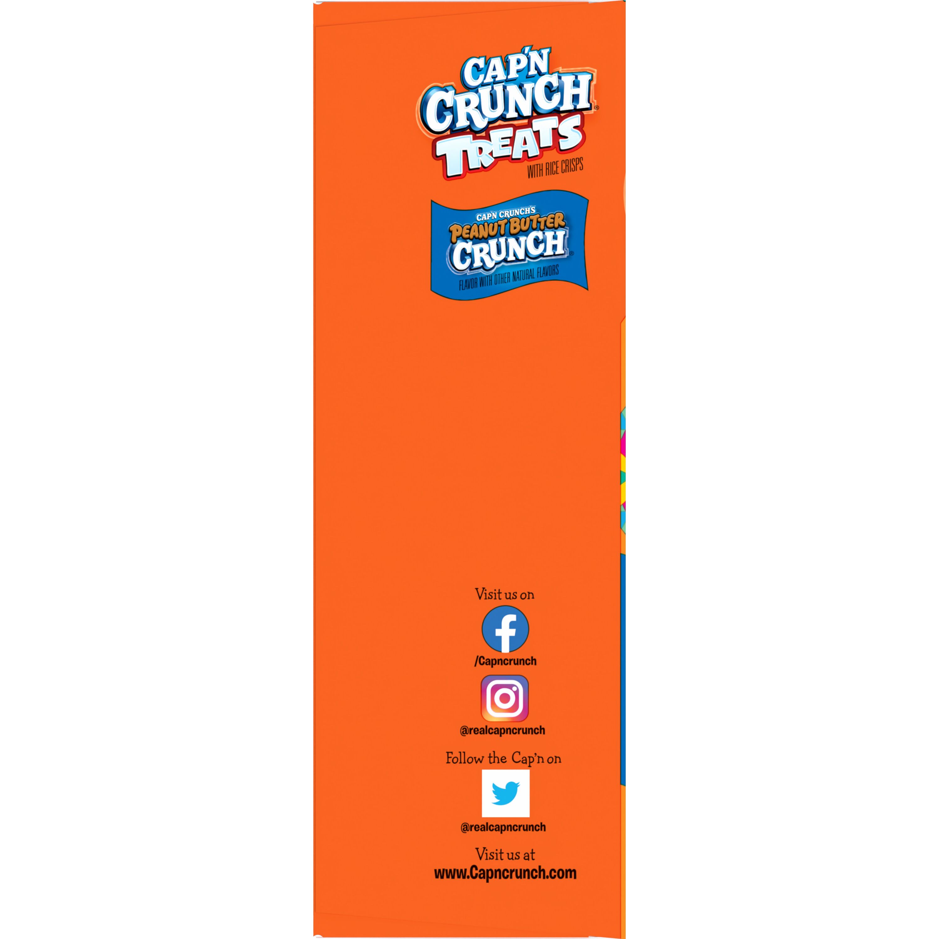 Cap'n Crunch, Treats, Peanut Butter Crunch Flavor, Cereal Bars thumbnail
